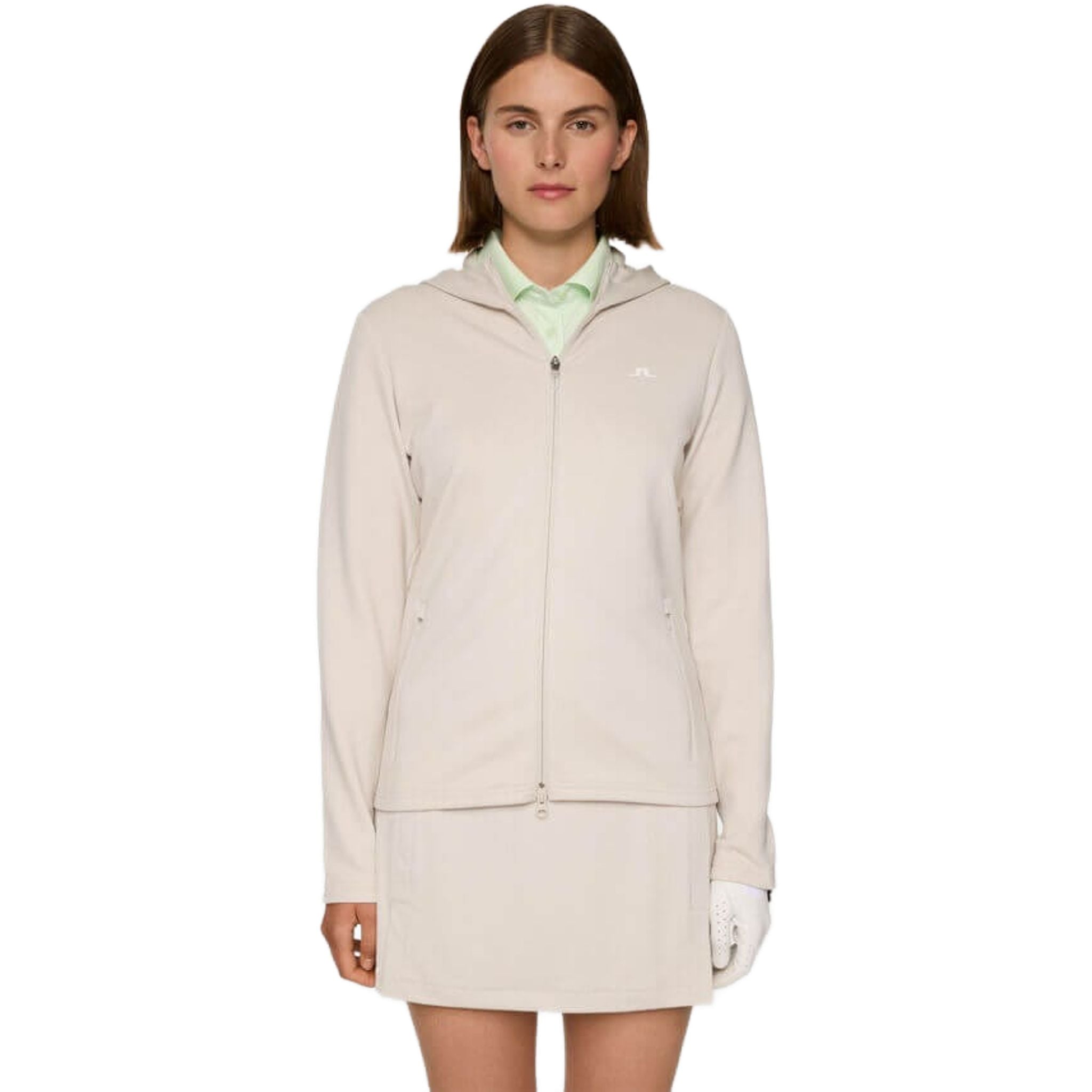 Giacca con cappuccio e zip J. Lindeberg Aerialle da donna