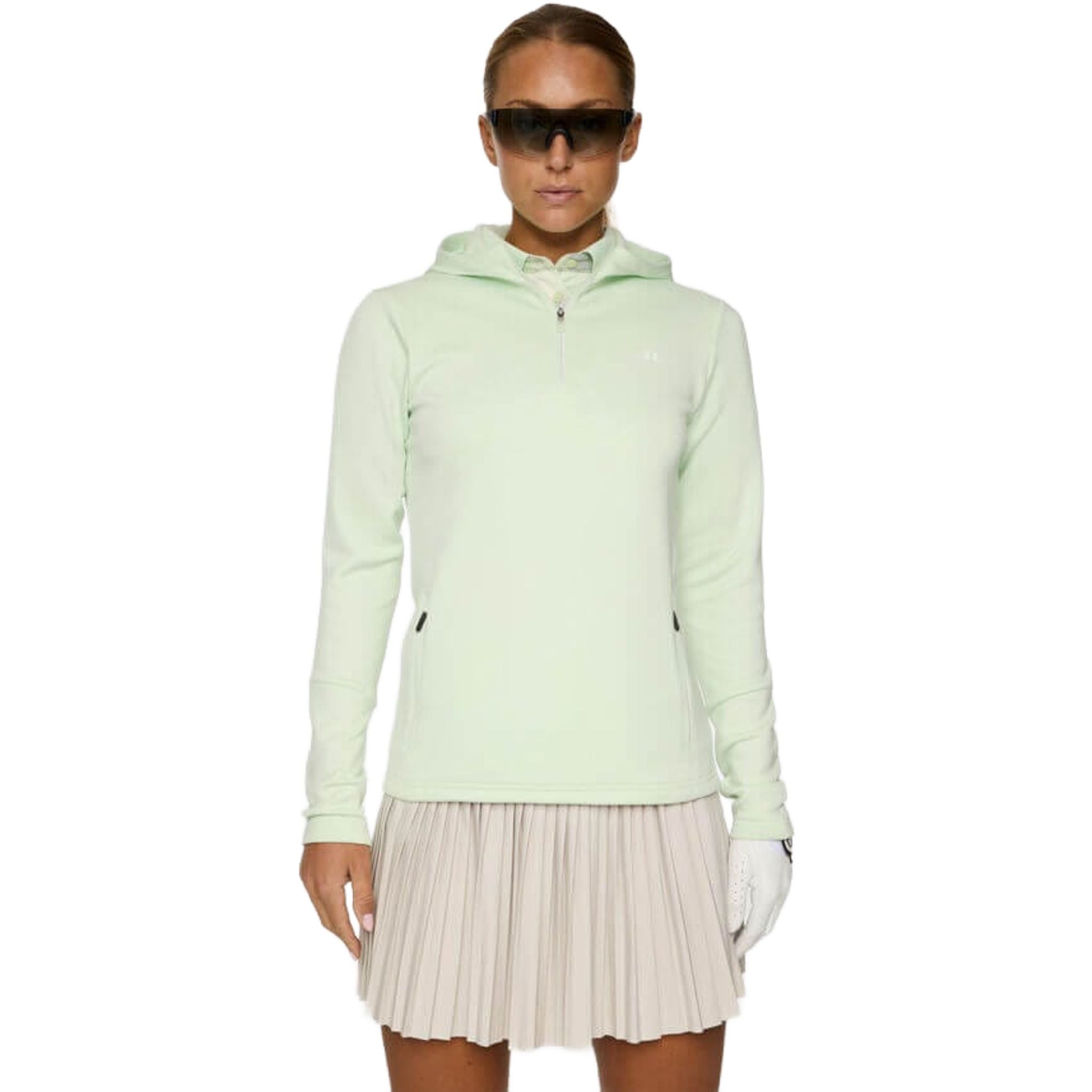 Giacca con cappuccio e zip a un quarto J. Lindeberg Aerial da donna