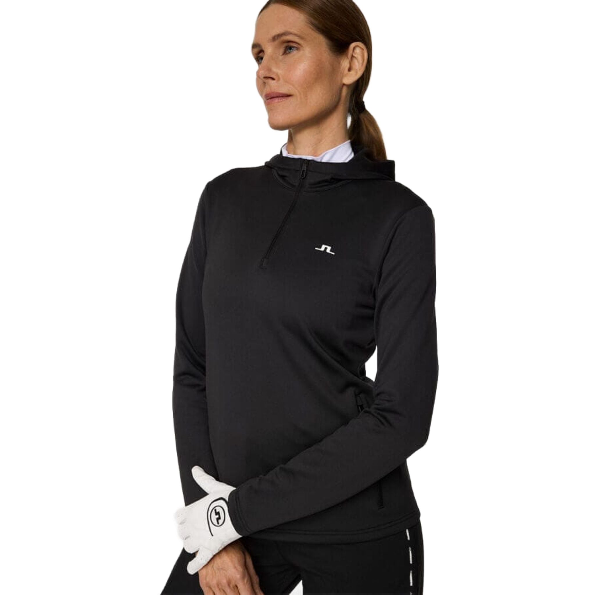 Giacca con cappuccio e zip a un quarto J. Lindeberg Aerial da donna