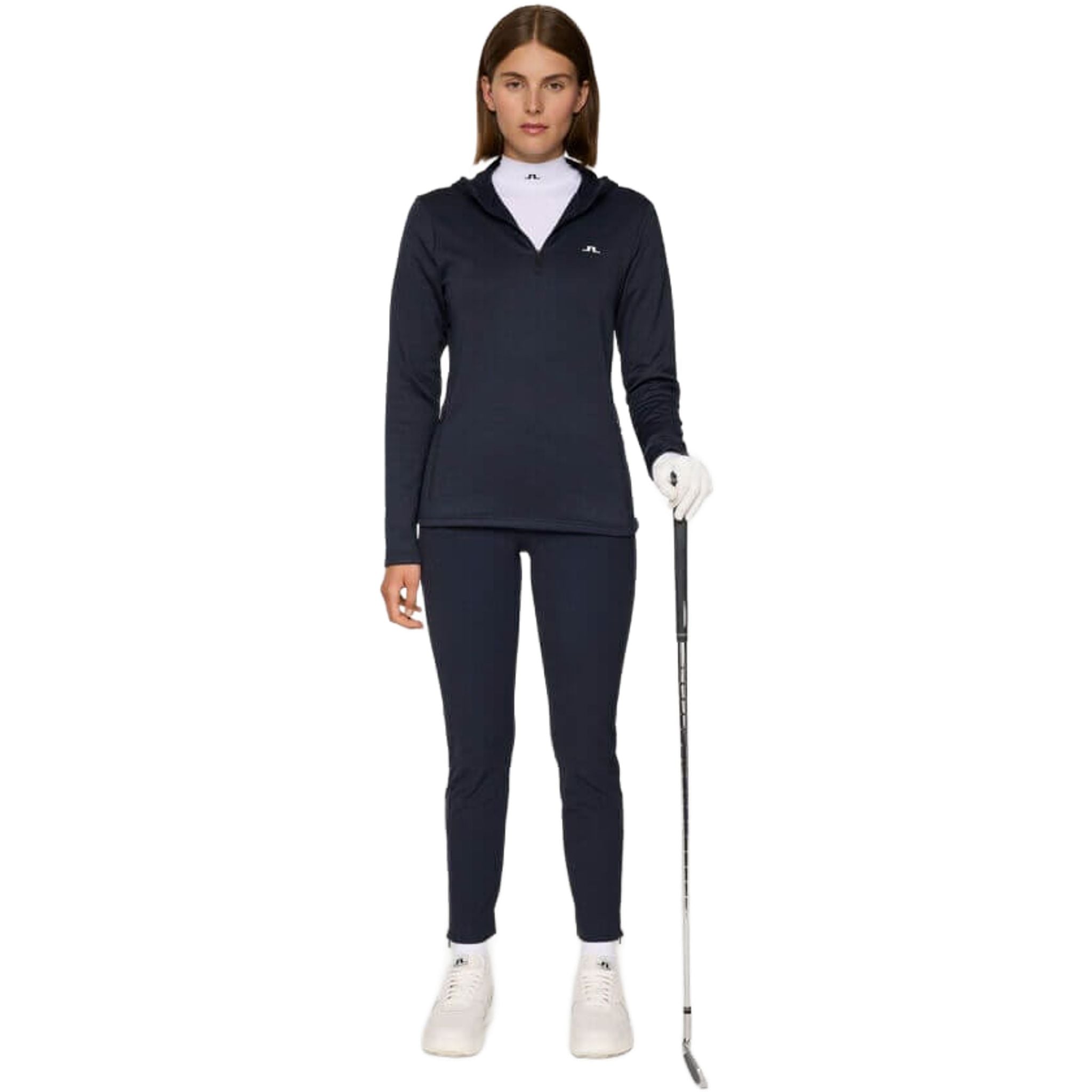 Giacca con cappuccio e zip a un quarto J. Lindeberg Aerial da donna