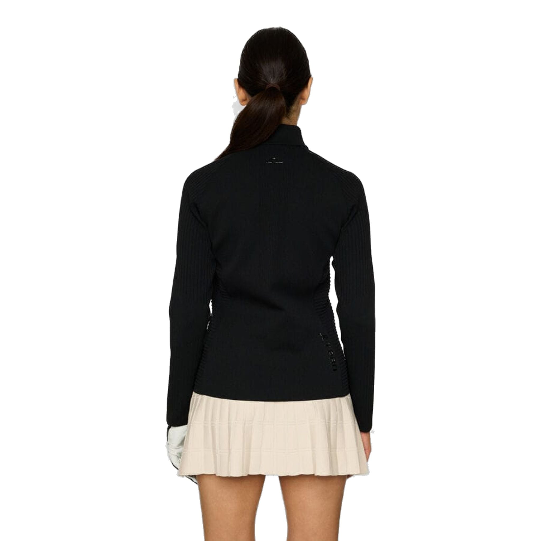 Maglione con zip in maglia tecnica Wendy di J. Lindeberg da donna