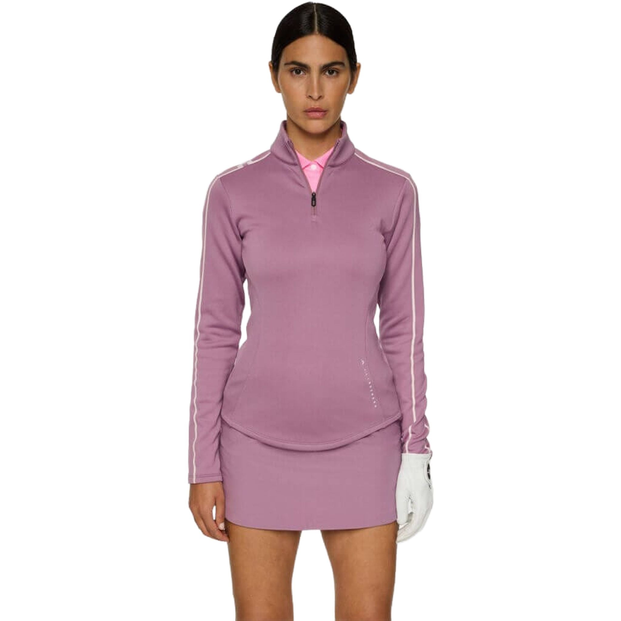 J. Lindeberg Nefe Quarter Zip Midlayer da donna