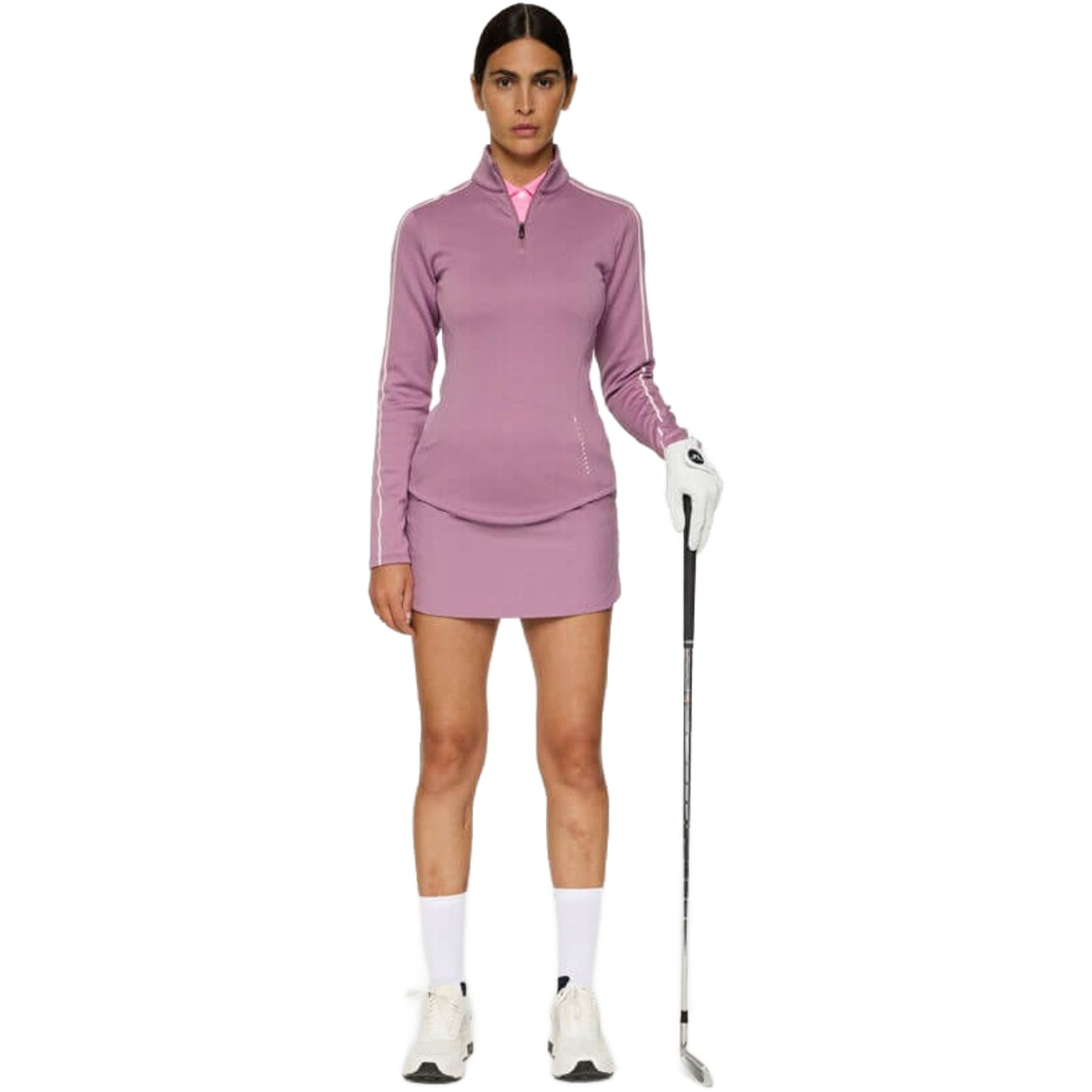 J. Lindeberg Nefe Quarter Zip Midlayer da donna