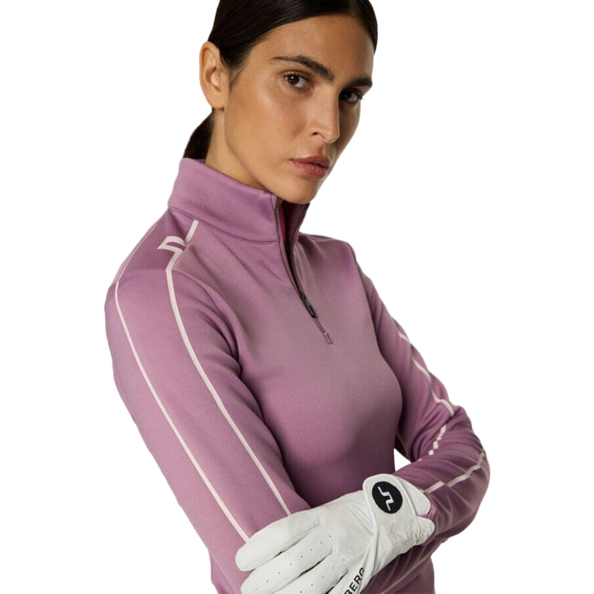 J. Lindeberg Nefe Quarter Zip Midlayer da donna