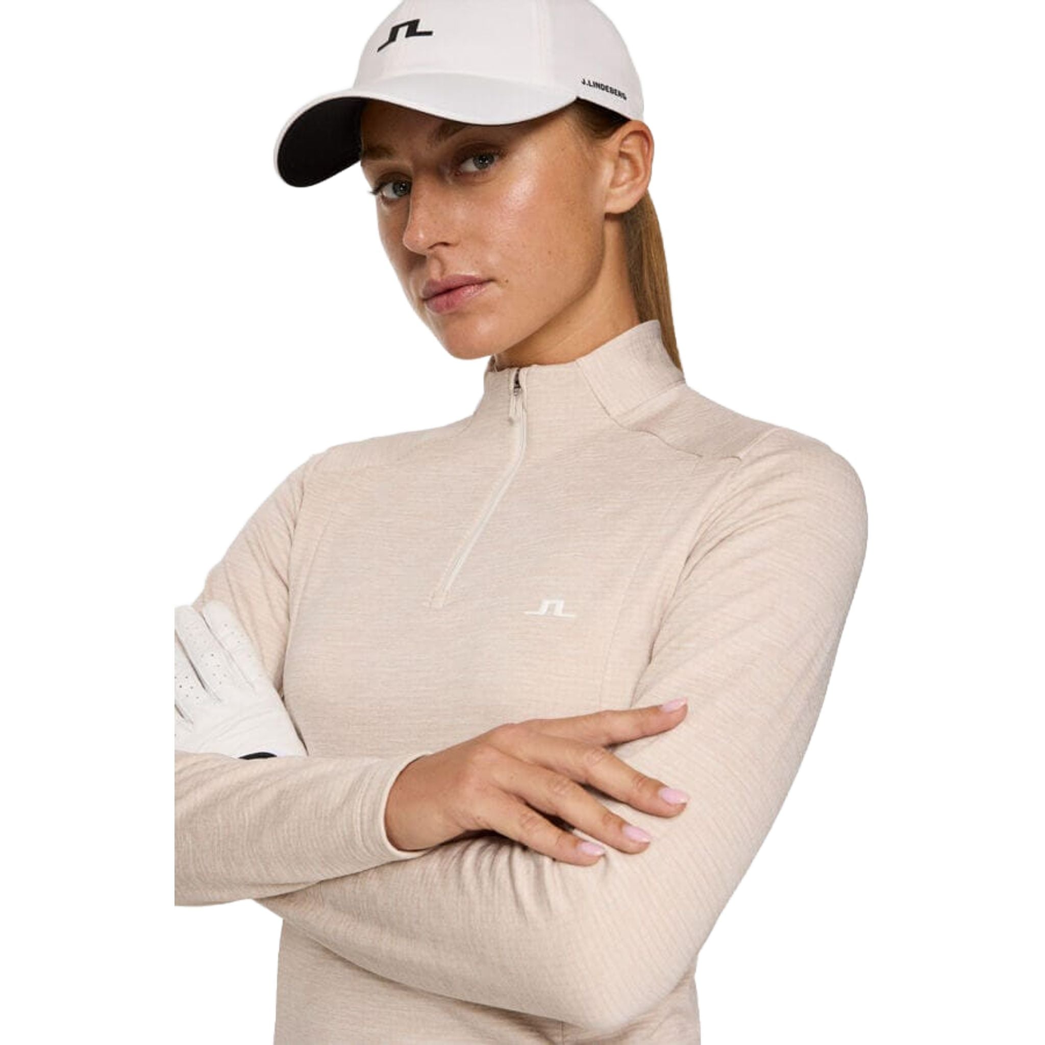 J. Lindeberg Steffi Quarter Zip Midlayer Donna