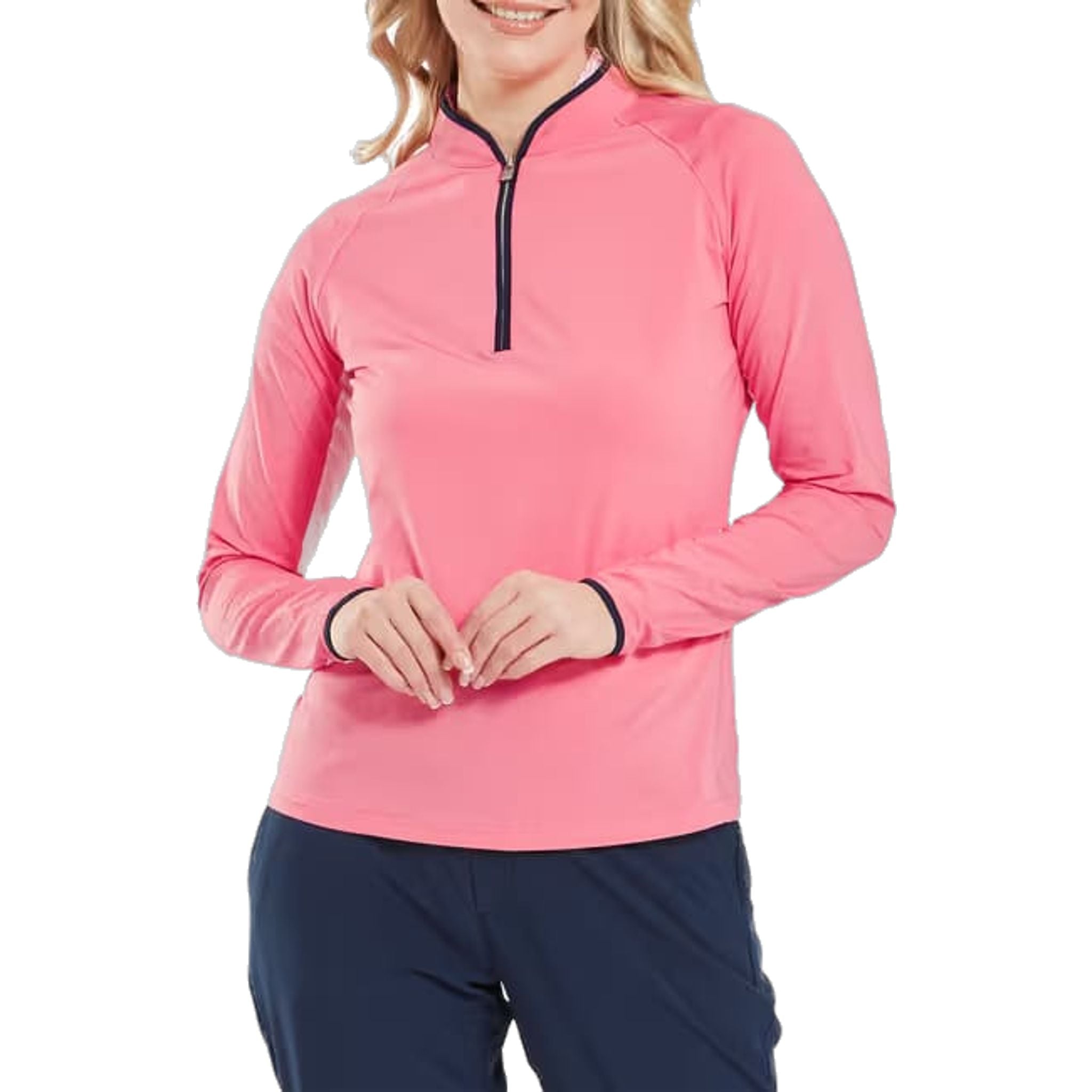 Maglia protettiva solare da donna con cerniera 1/4 Footjoy