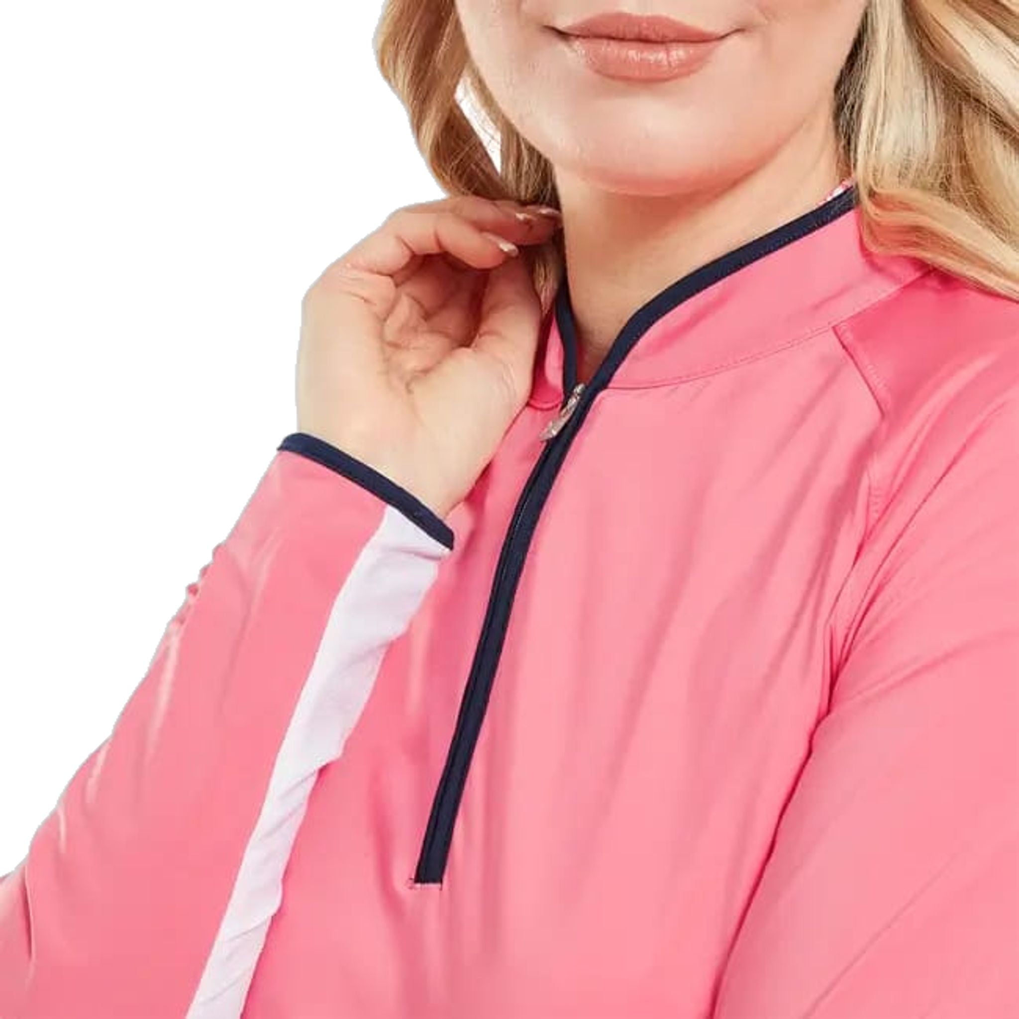 Maglia protettiva solare da donna con cerniera 1/4 Footjoy