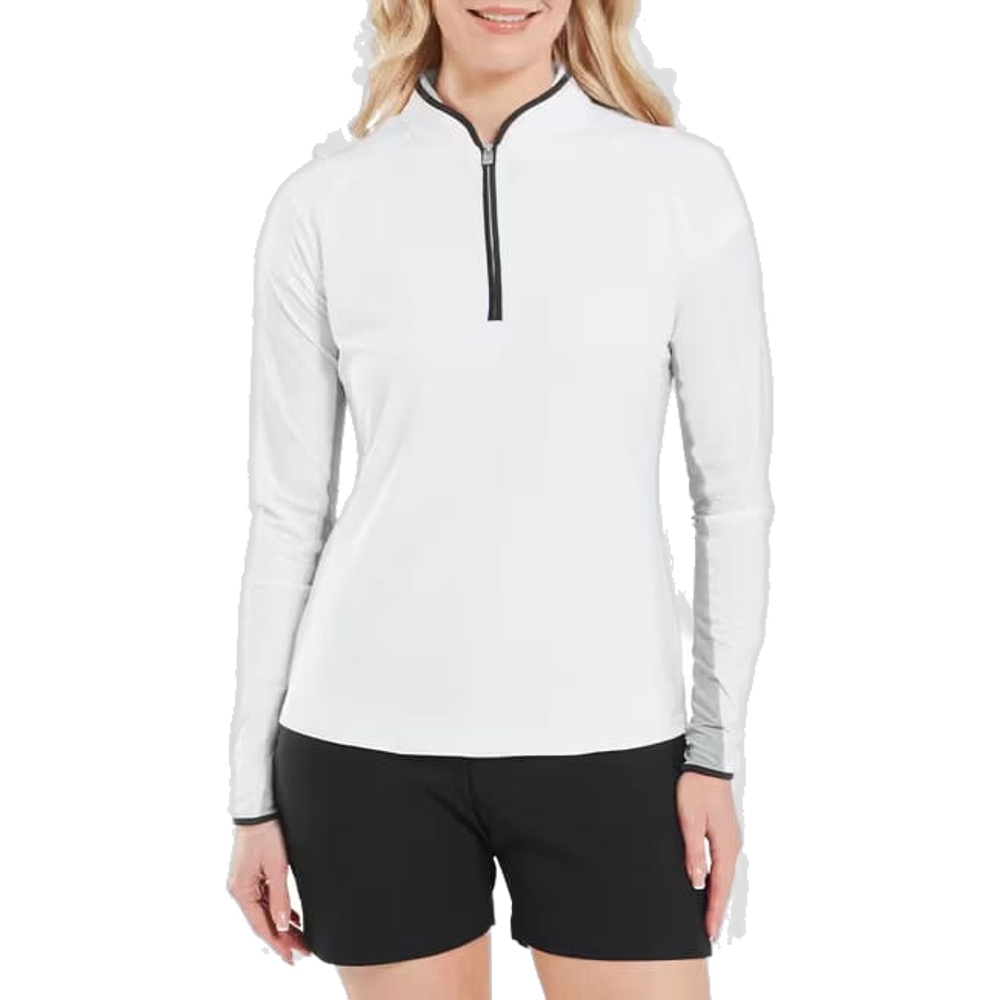 Maglia protettiva solare da donna con cerniera 1/4 Footjoy