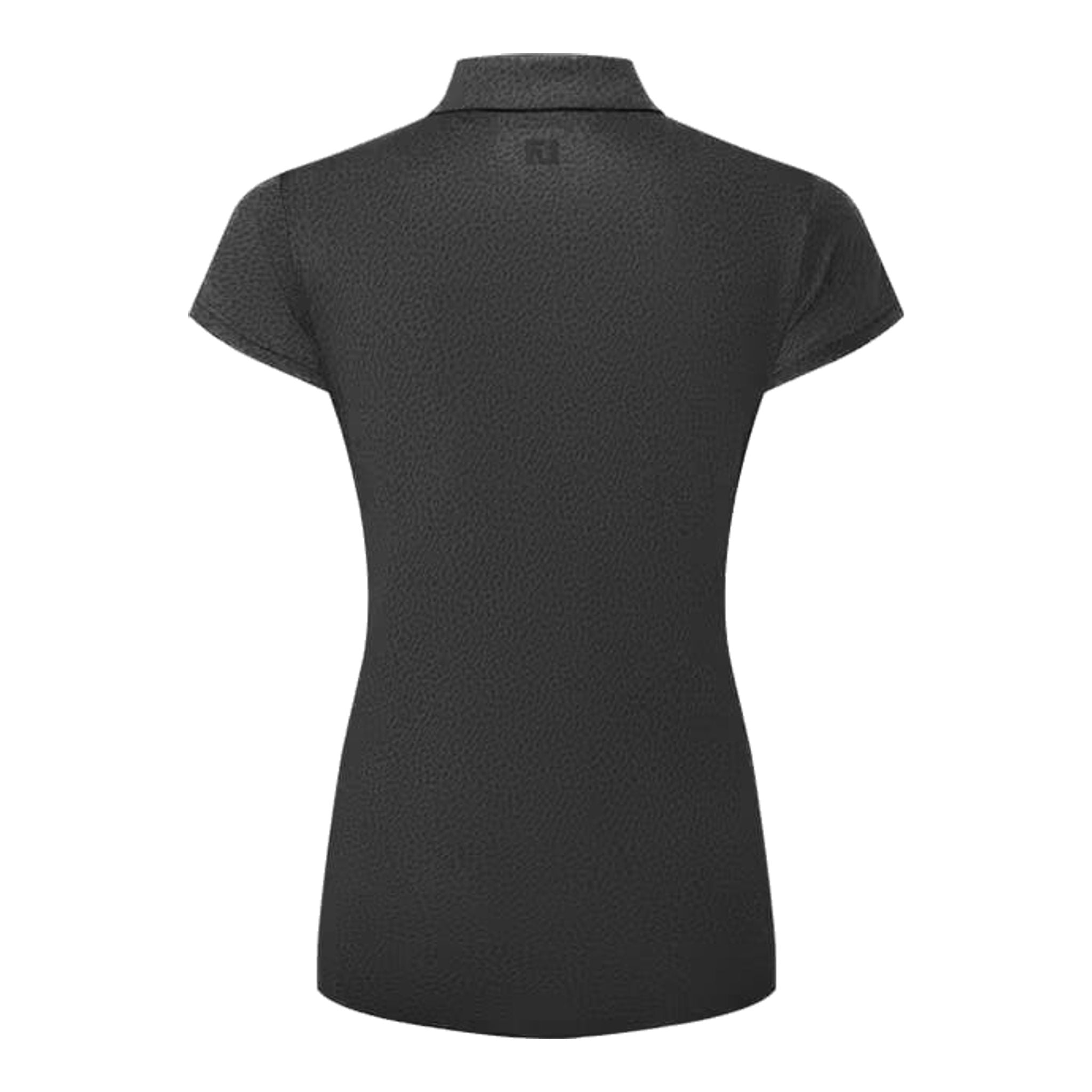 Polo con maniche a cappuccio e stampa animalier Footjoy in filo di Scozia