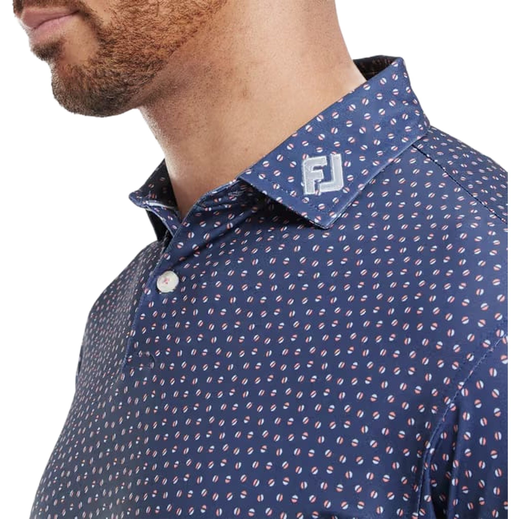 Footjoy Bounce Print Pique Uomo