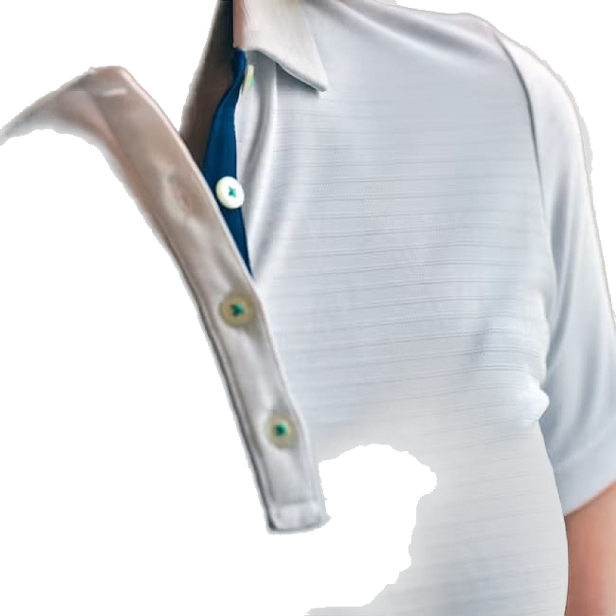 Polo a righe jacquard Footjoy da donna