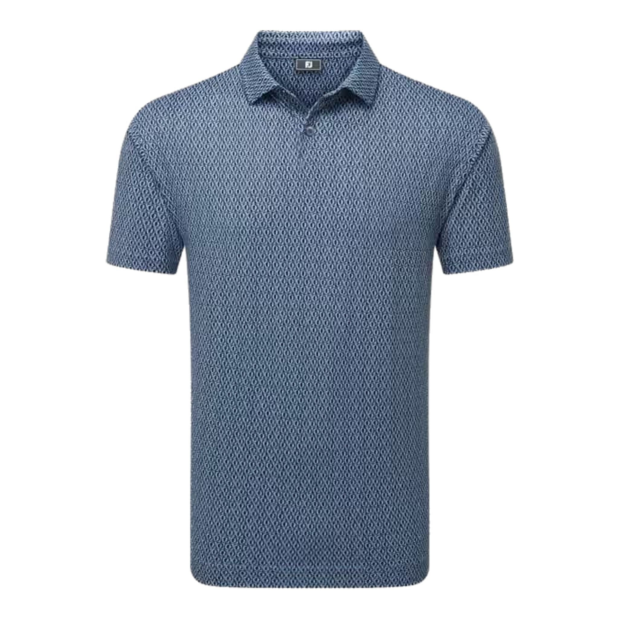 Polo da uomo Footjoy Modernist Geo Pique