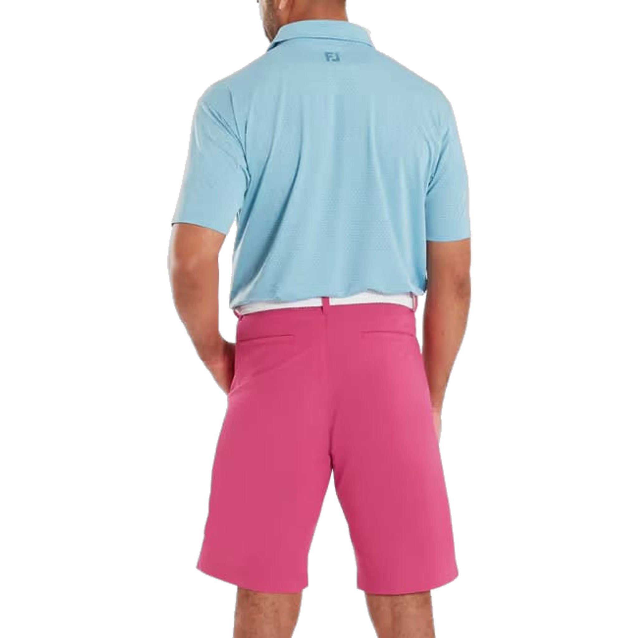 Polo da uomo Footjoy Deco Diamond Print Lisle