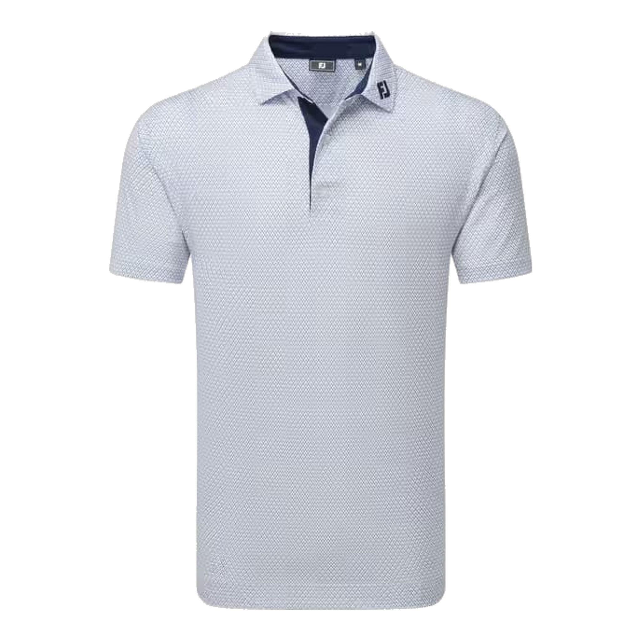 Polo da uomo Footjoy Deco Diamond Print Lisle