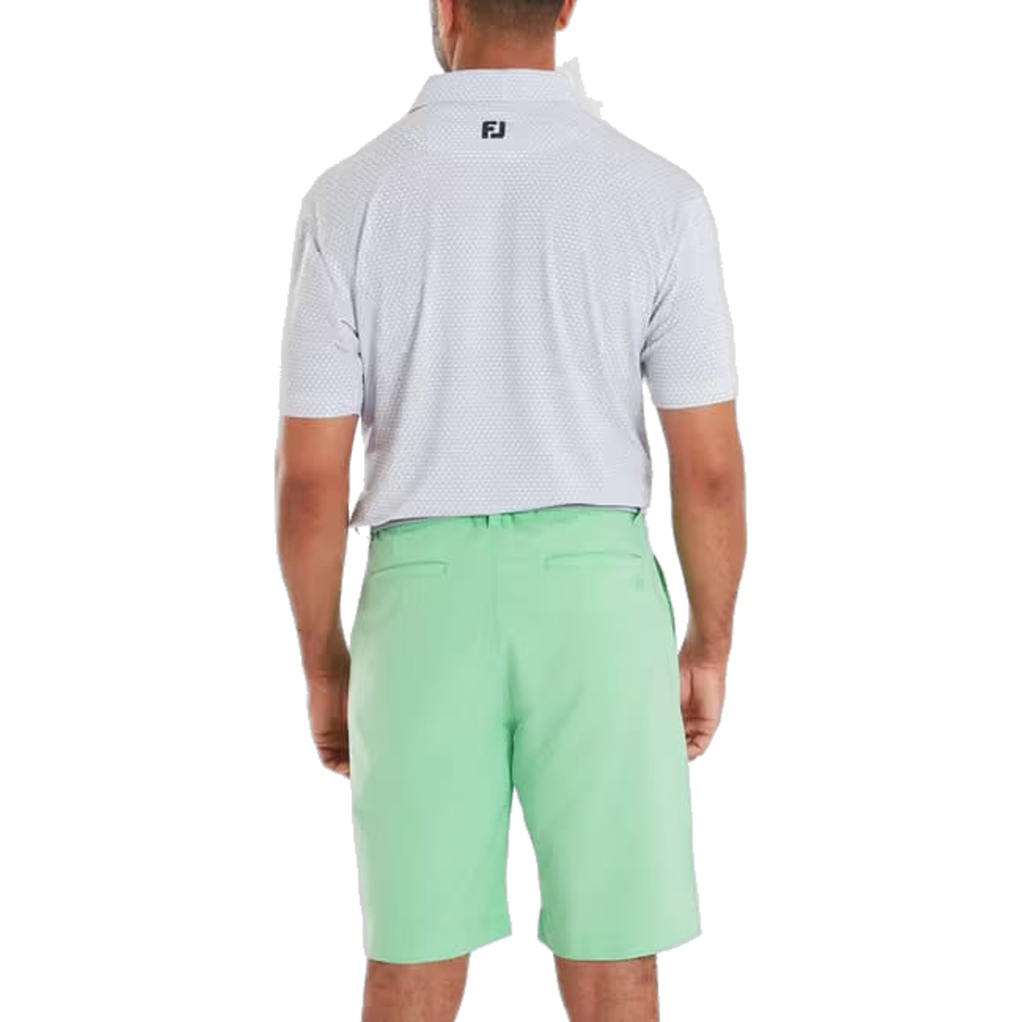 Polo da uomo Footjoy Deco Diamond Print Lisle