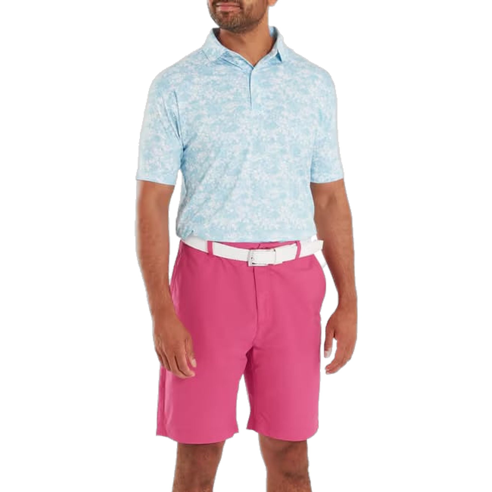 Polo da uomo Footjoy Garden Print Lisle