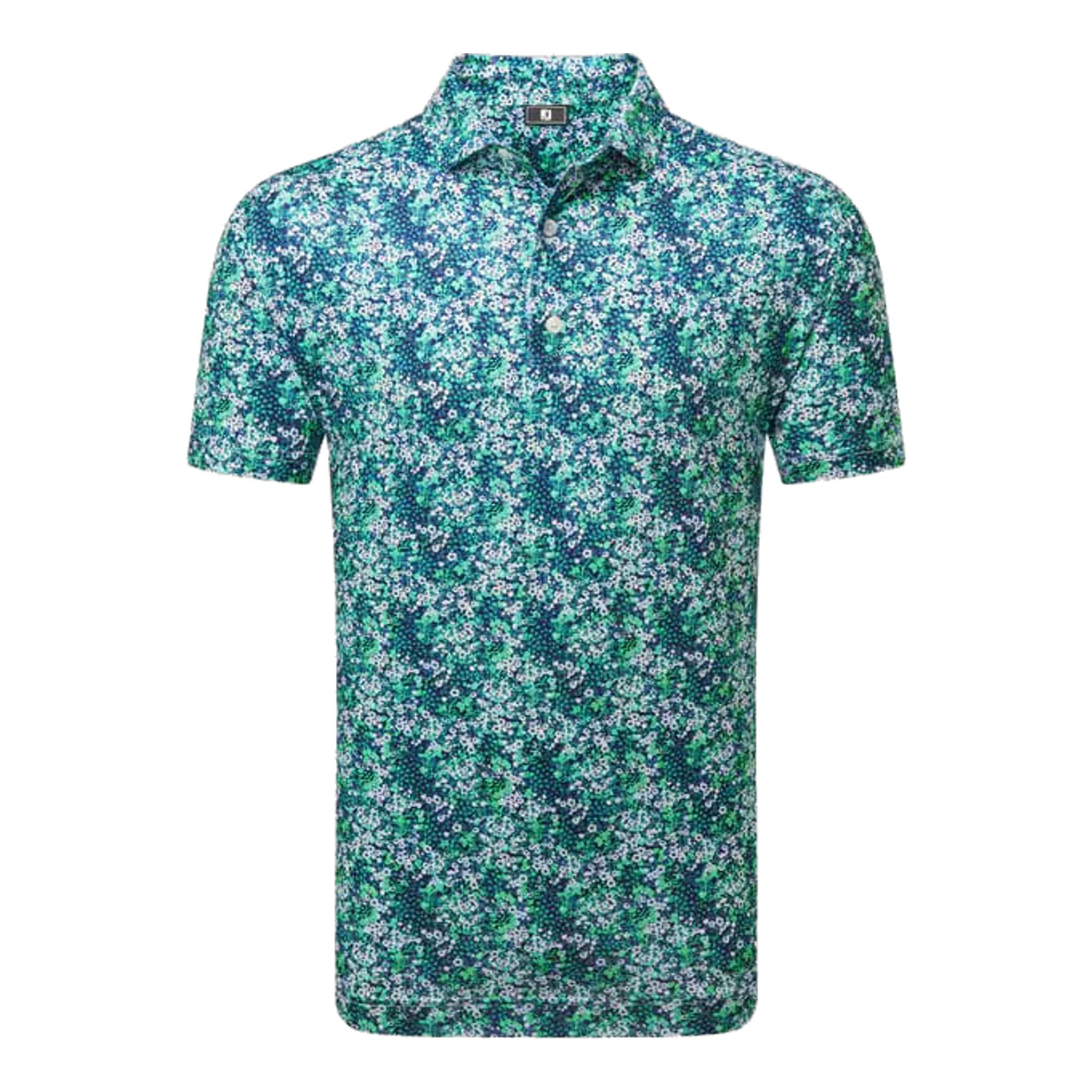 Polo da uomo Footjoy Garden Print Lisle