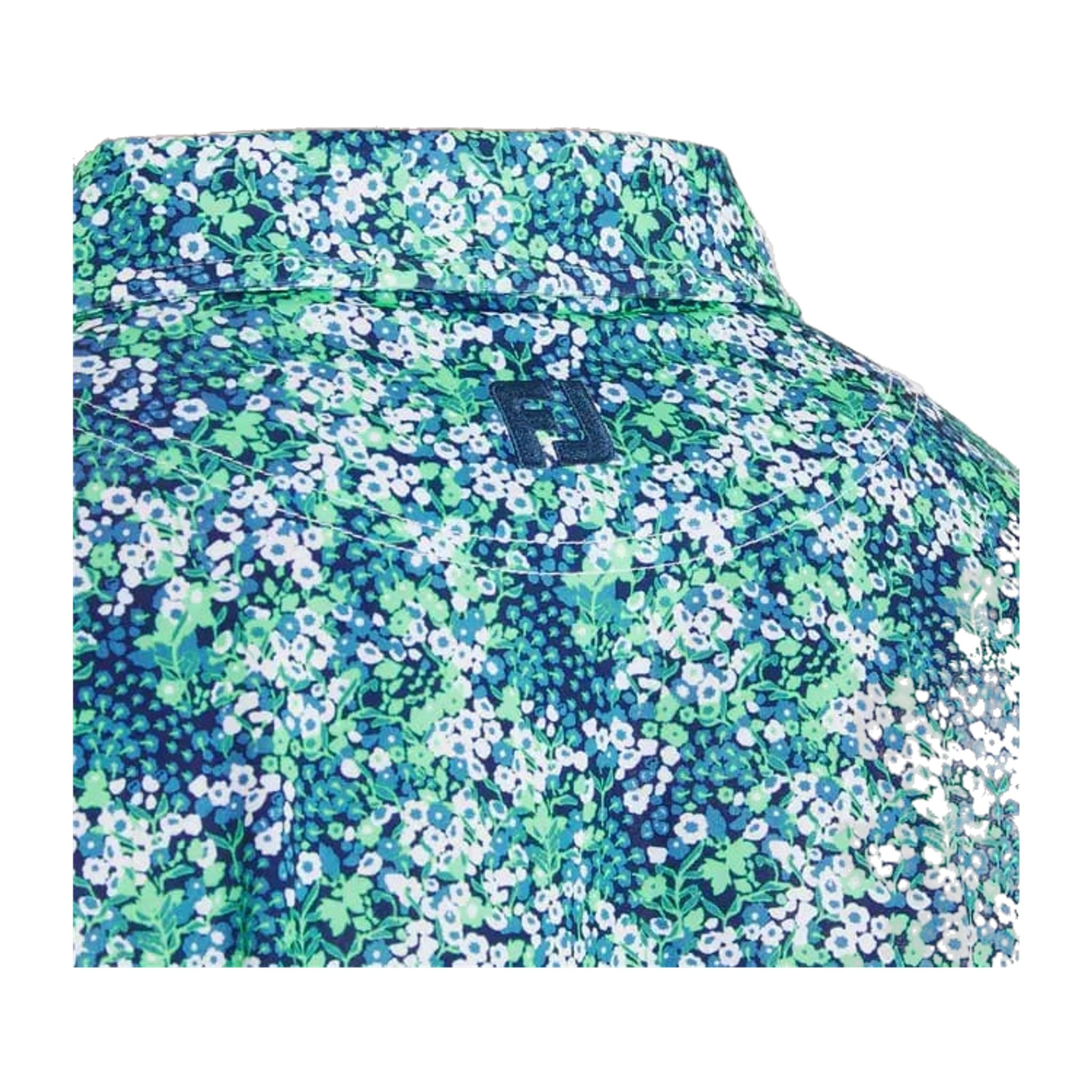 Polo da uomo Footjoy Garden Print Lisle