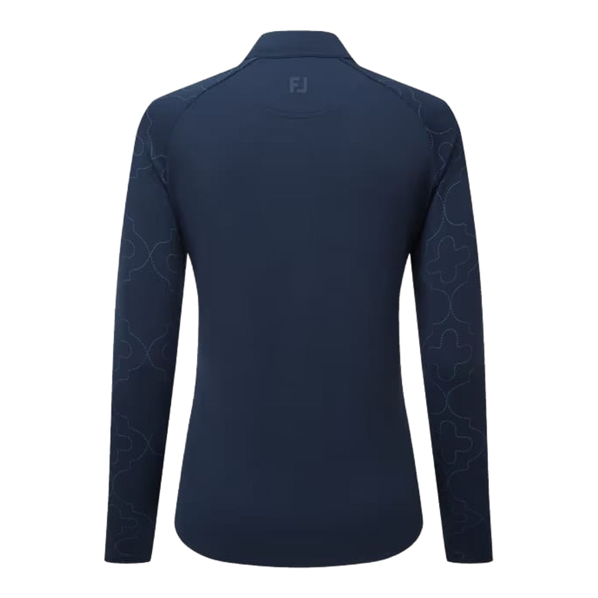 Footjoy Full Zip Printed Sleeve Midlayer da donna