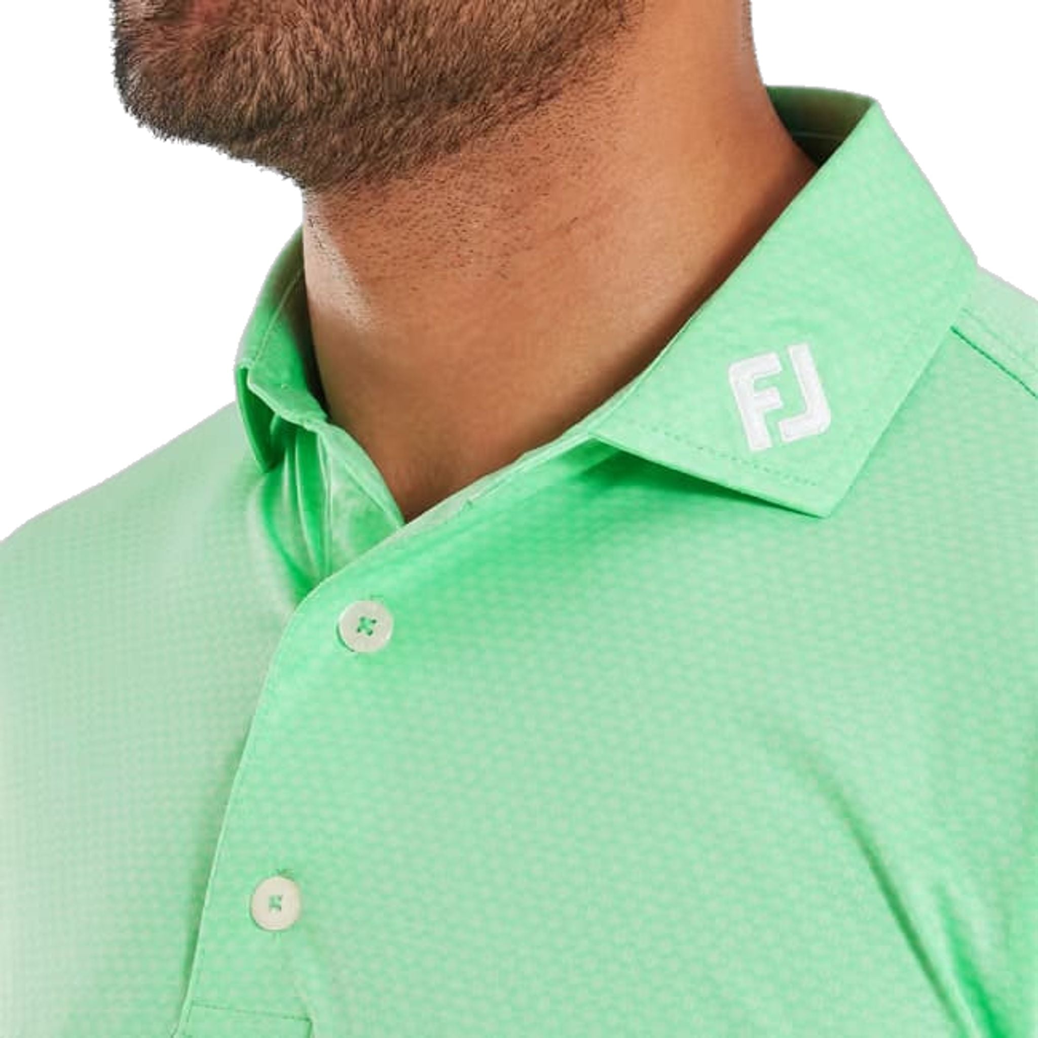 Footjoy Abax Print Lisle Polo Herren