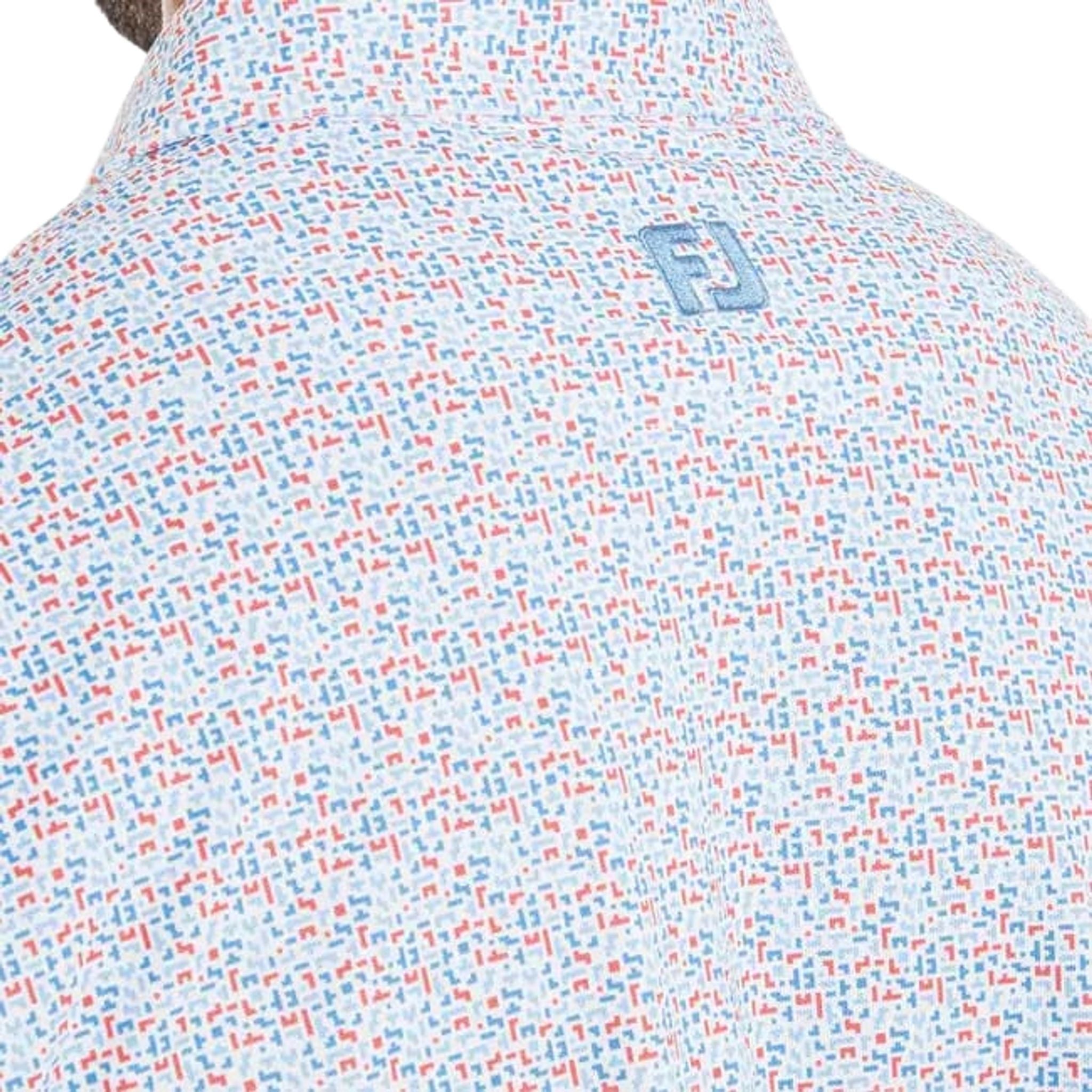 Polo da uomo in piqué con stampa Footjoy Gamer