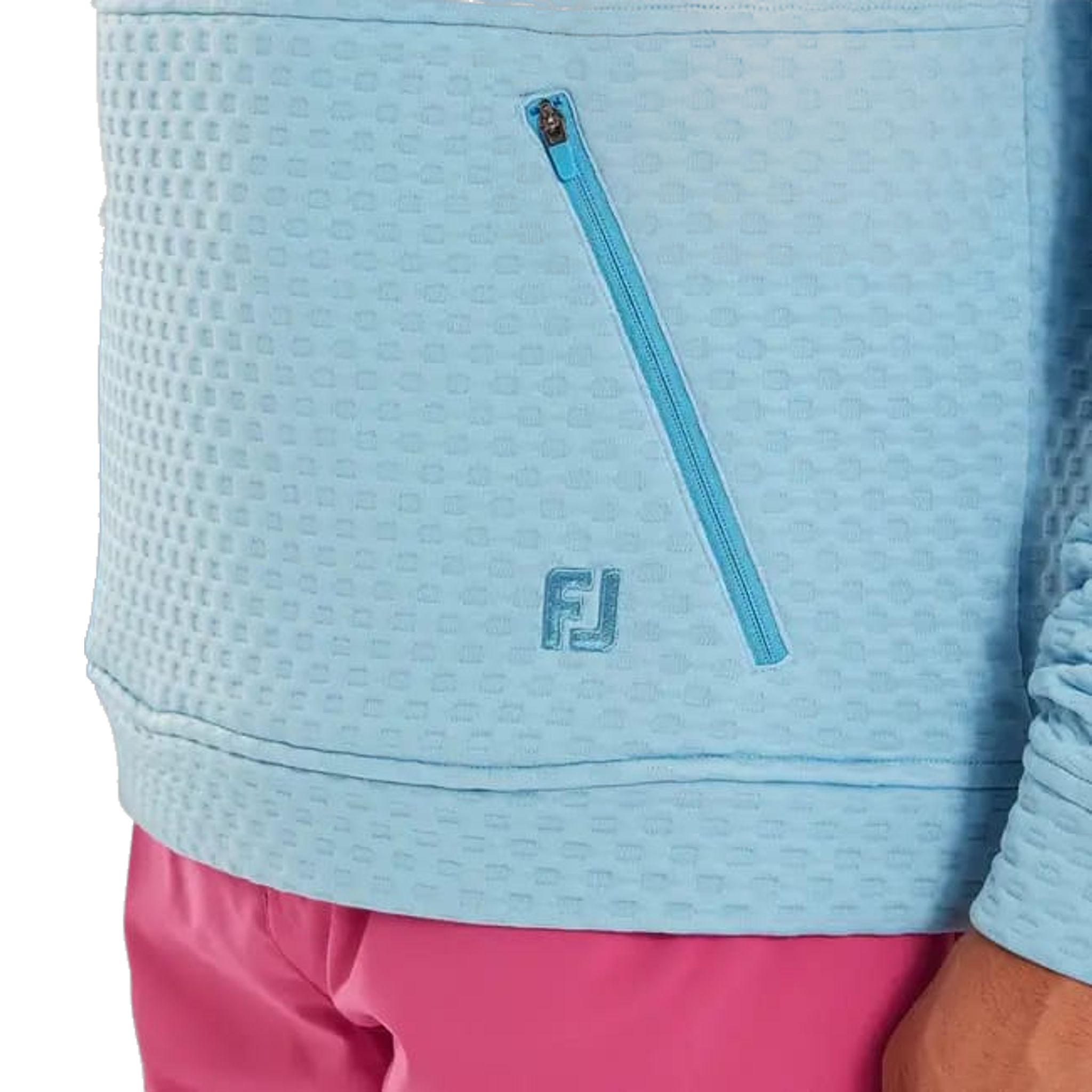 Felpa con cappuccio in maglia testurizzata Footjoy da uomo