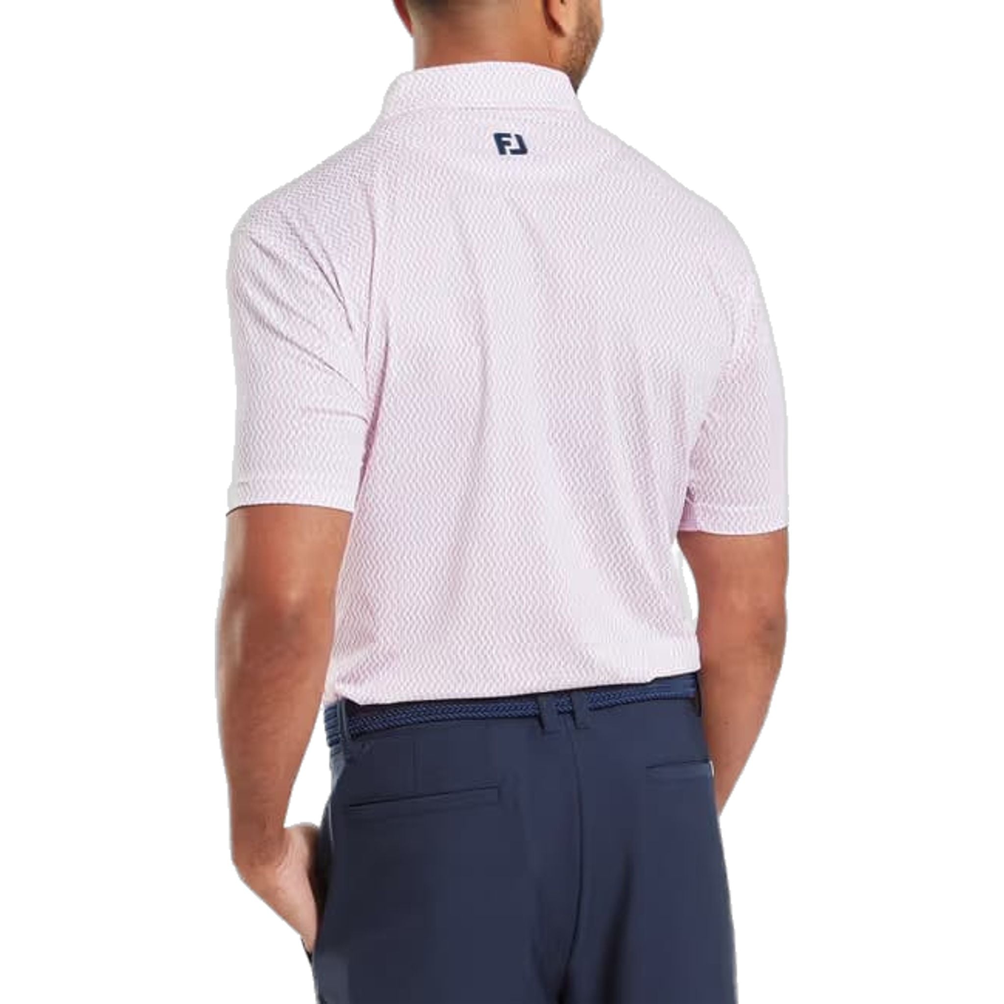 Polo da uomo Footjoy Wiggle Print Lisle