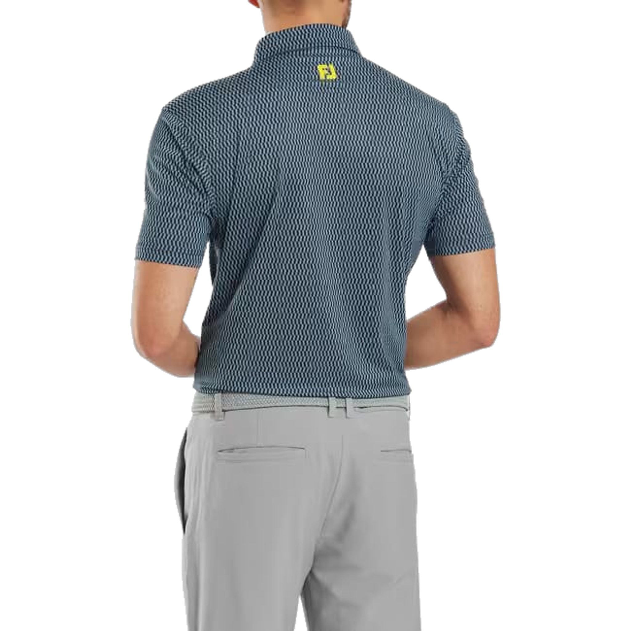 Polo da uomo Footjoy Wiggle Print Lisle