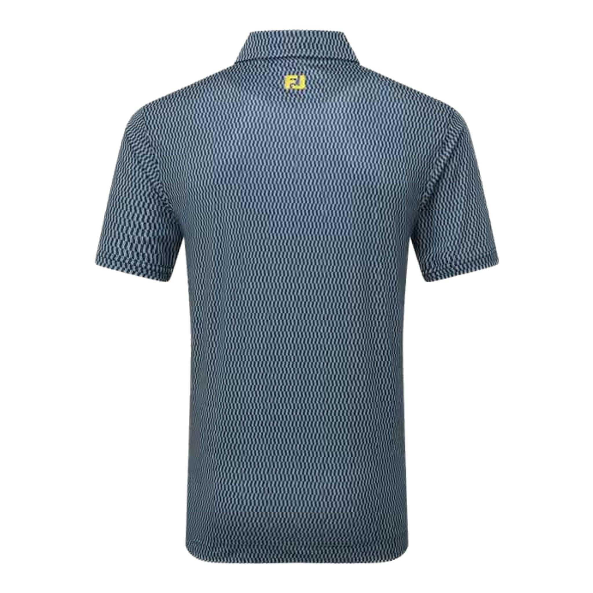 Polo da uomo Footjoy Wiggle Print Lisle