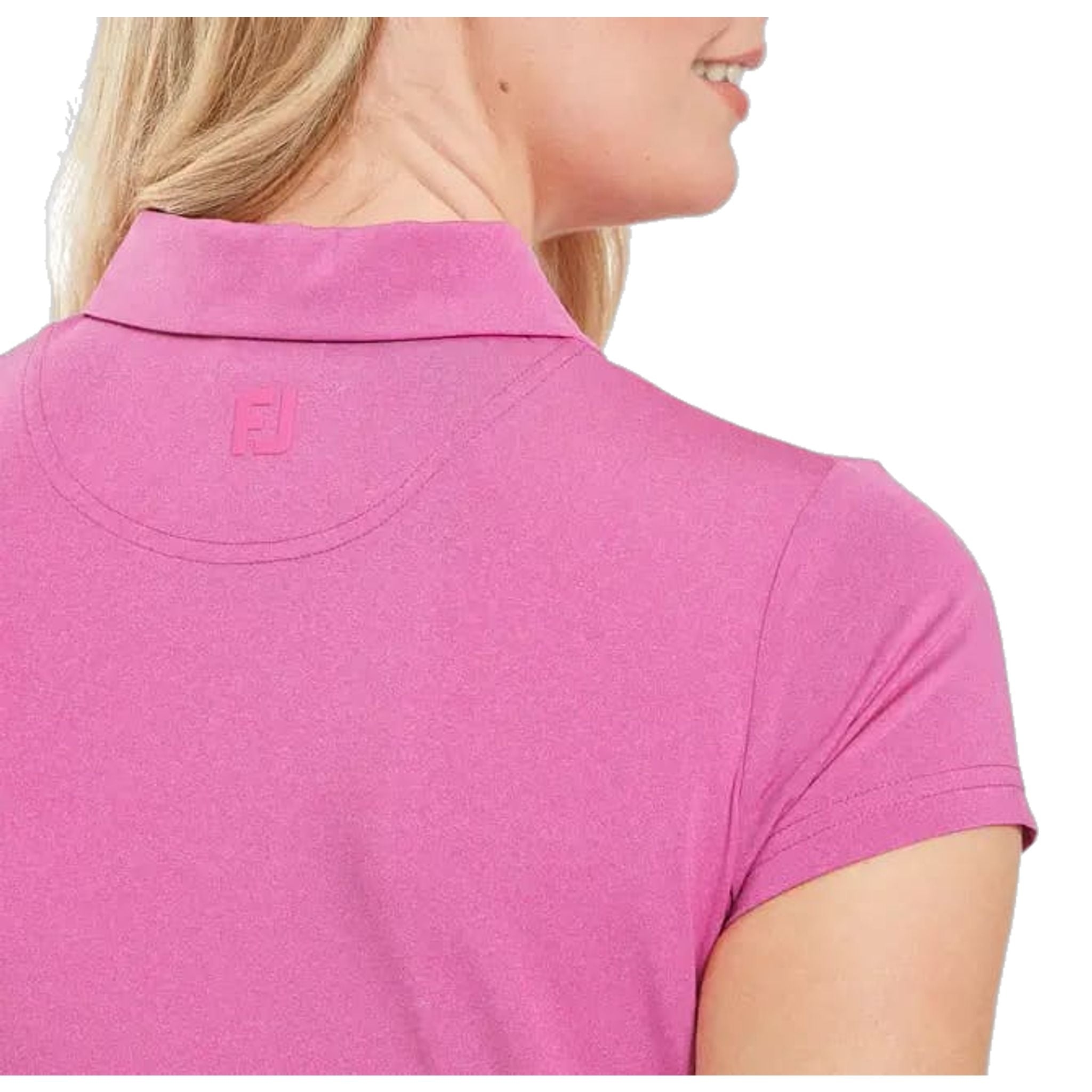 Polo da donna in filo di Scozia con maniche a cappuccio Footjoy