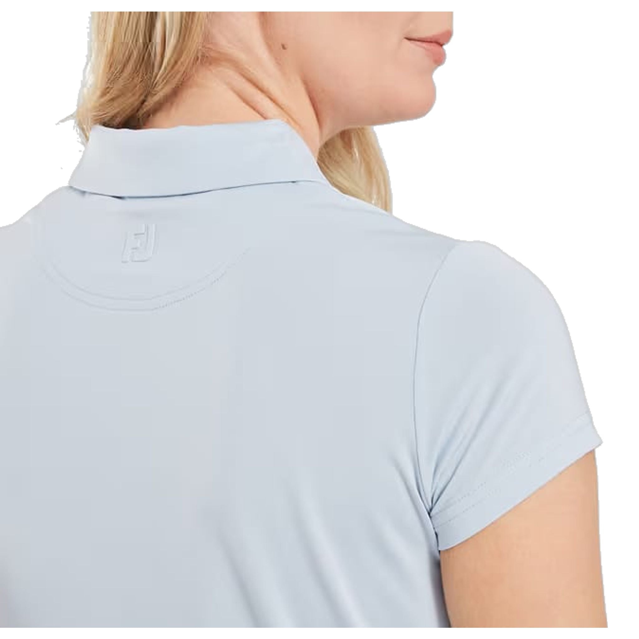 Polo da donna in filo di Scozia con maniche a cappuccio Footjoy