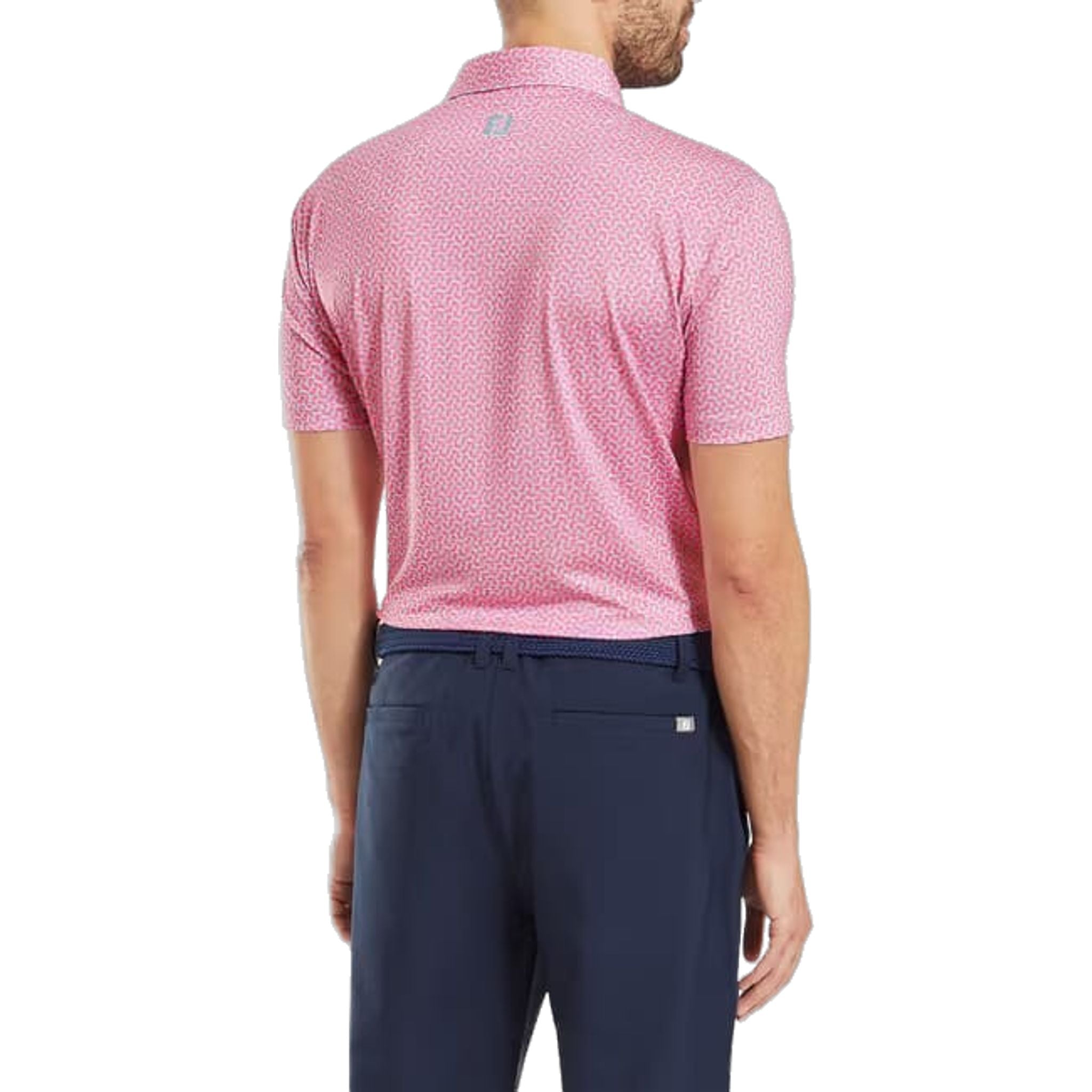 Polo da uomo in filo di Scozia con stampa agrumi Footjoy