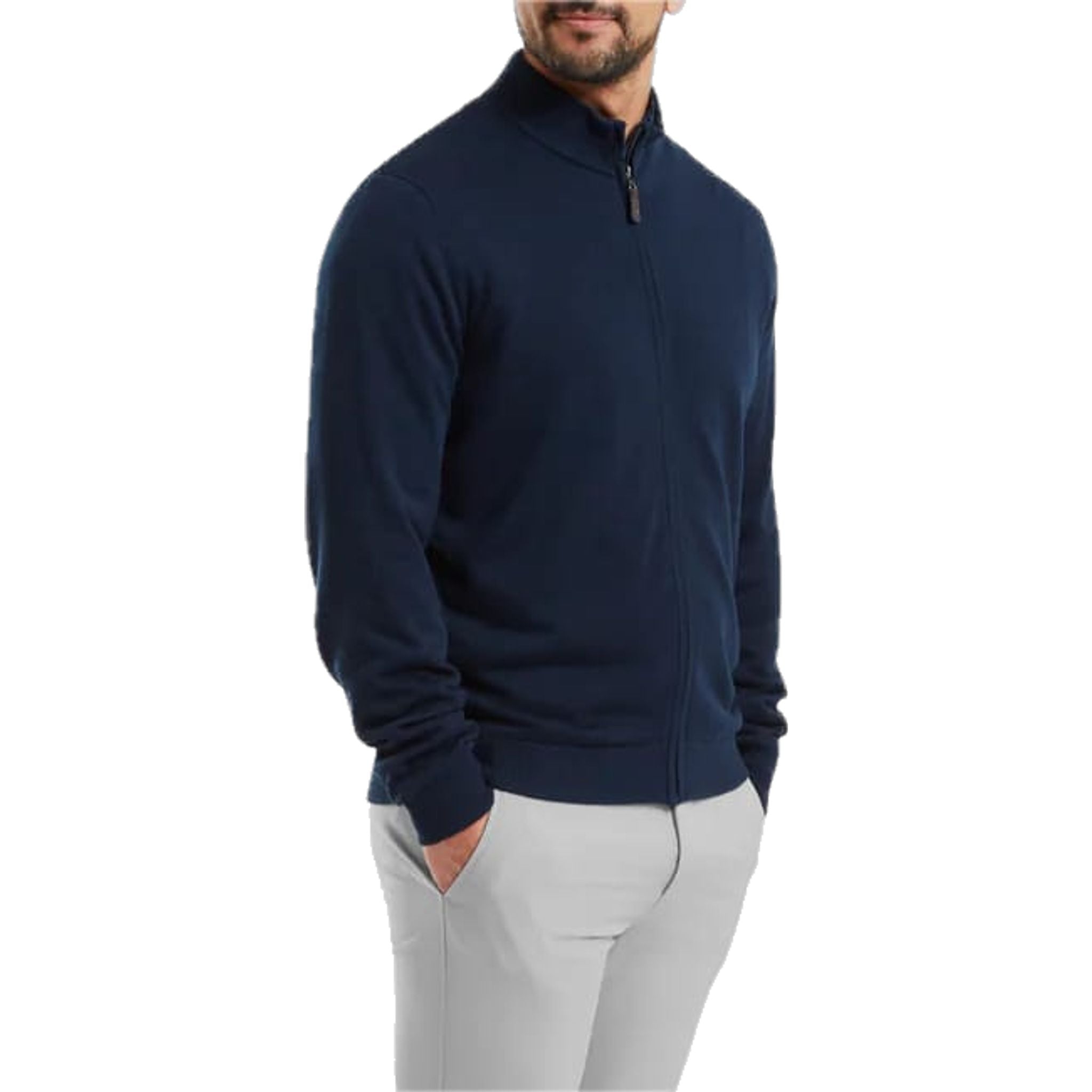 Maglione foderato con zip intera Footjoy drirelease® da uomo