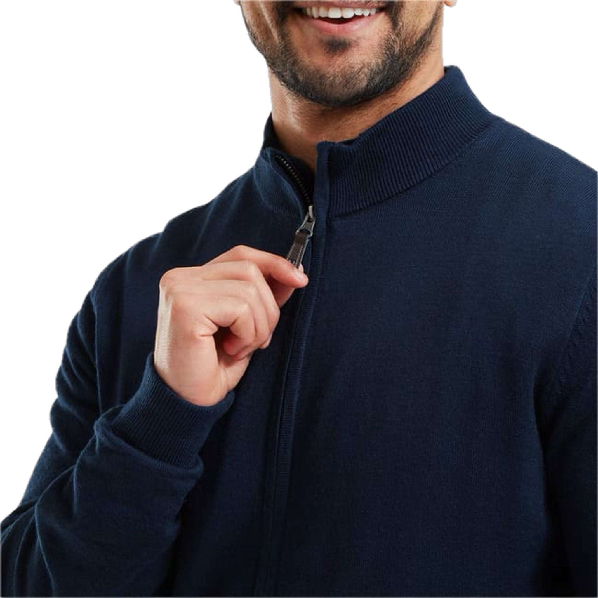 Maglione foderato con zip intera Footjoy drirelease® da uomo