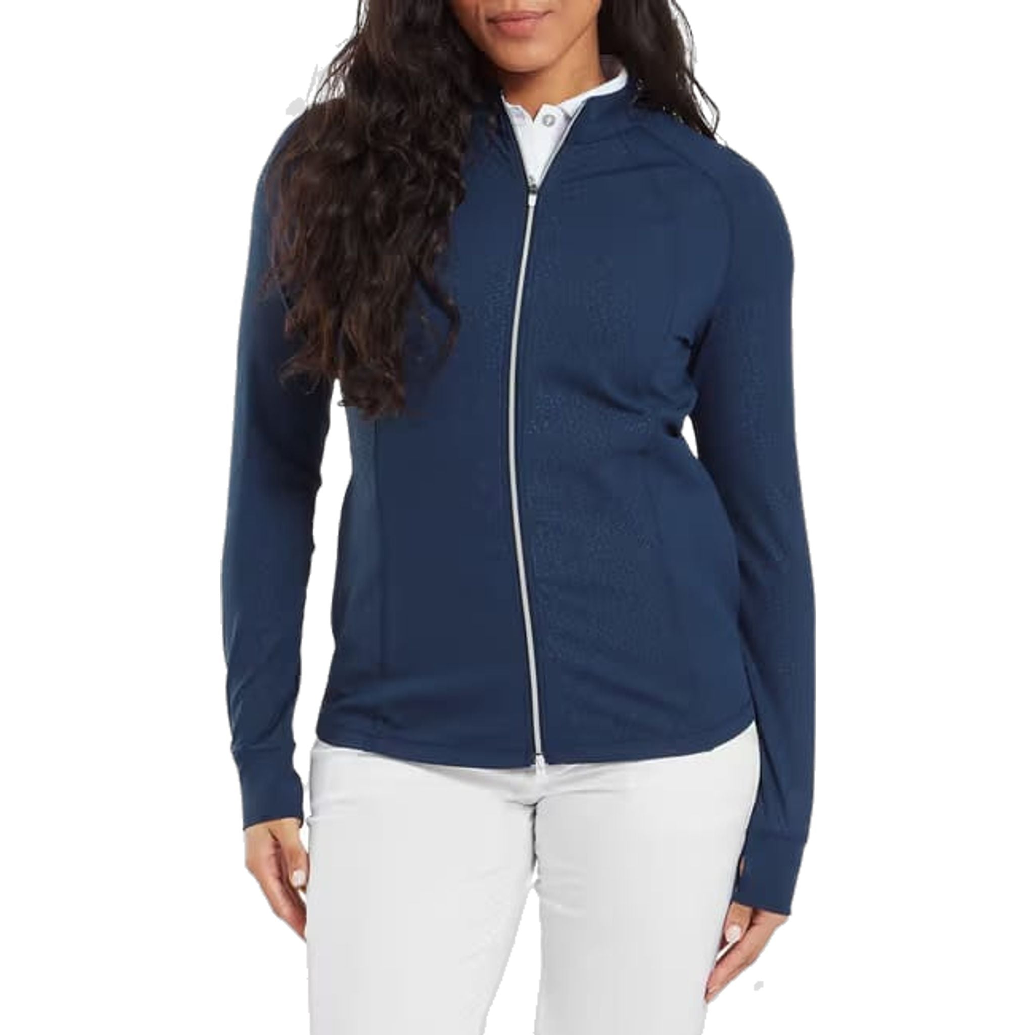 Footjoy Embossed Full-Zip Midlayer da donna