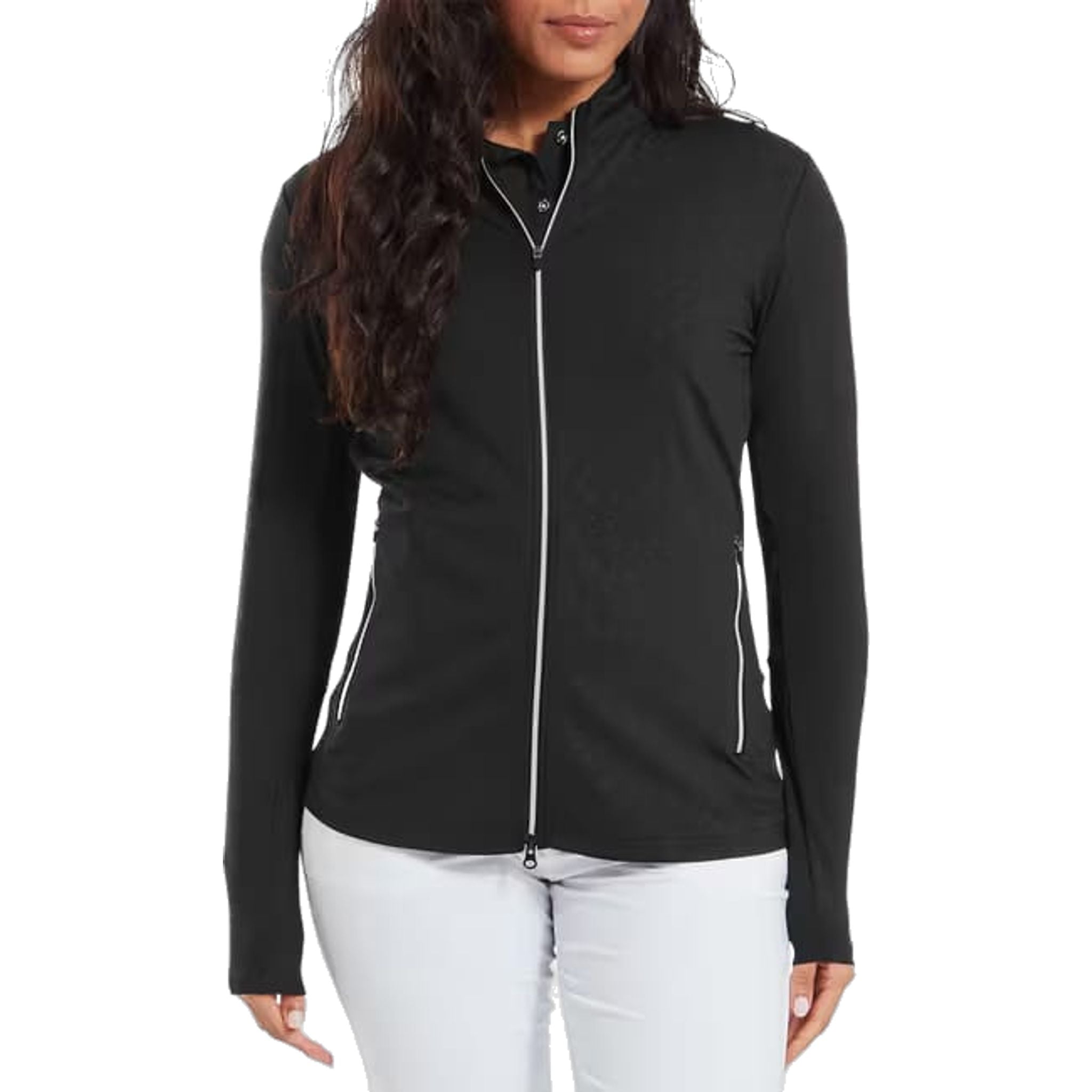 Footjoy Full-Zip Debossed Midlayer da donna