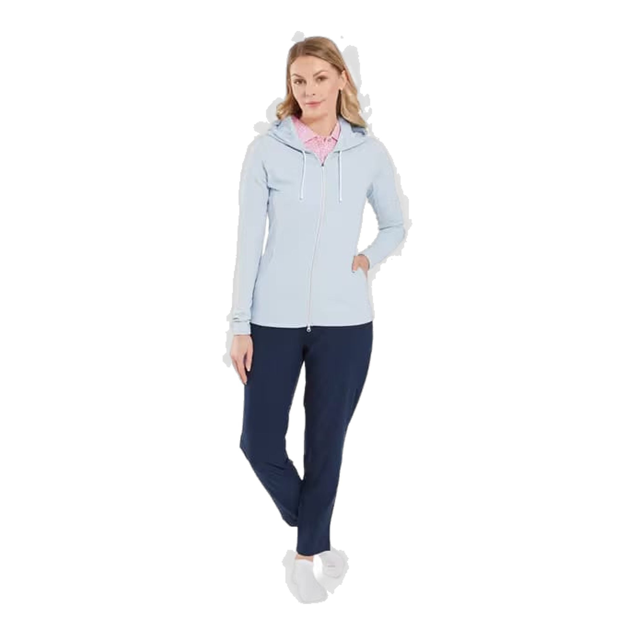Felpa con cappuccio e zip intera Footjoy da donna