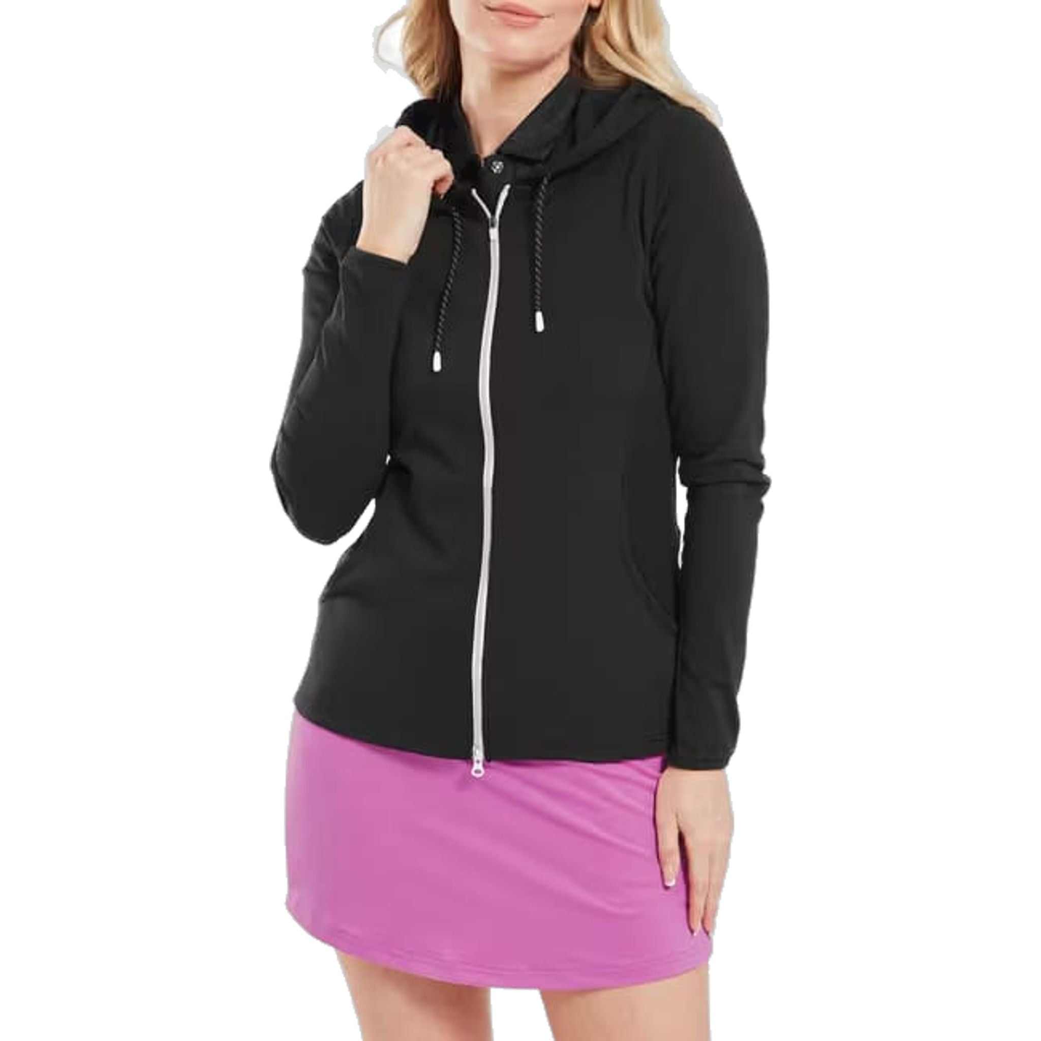 Felpa con cappuccio e zip intera Footjoy da donna