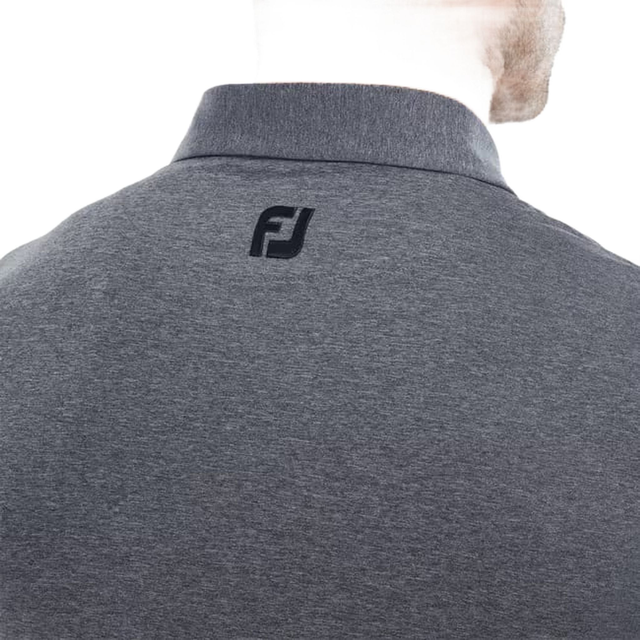 Polo da uomo Footjoy Heather Self Collar Lisle
