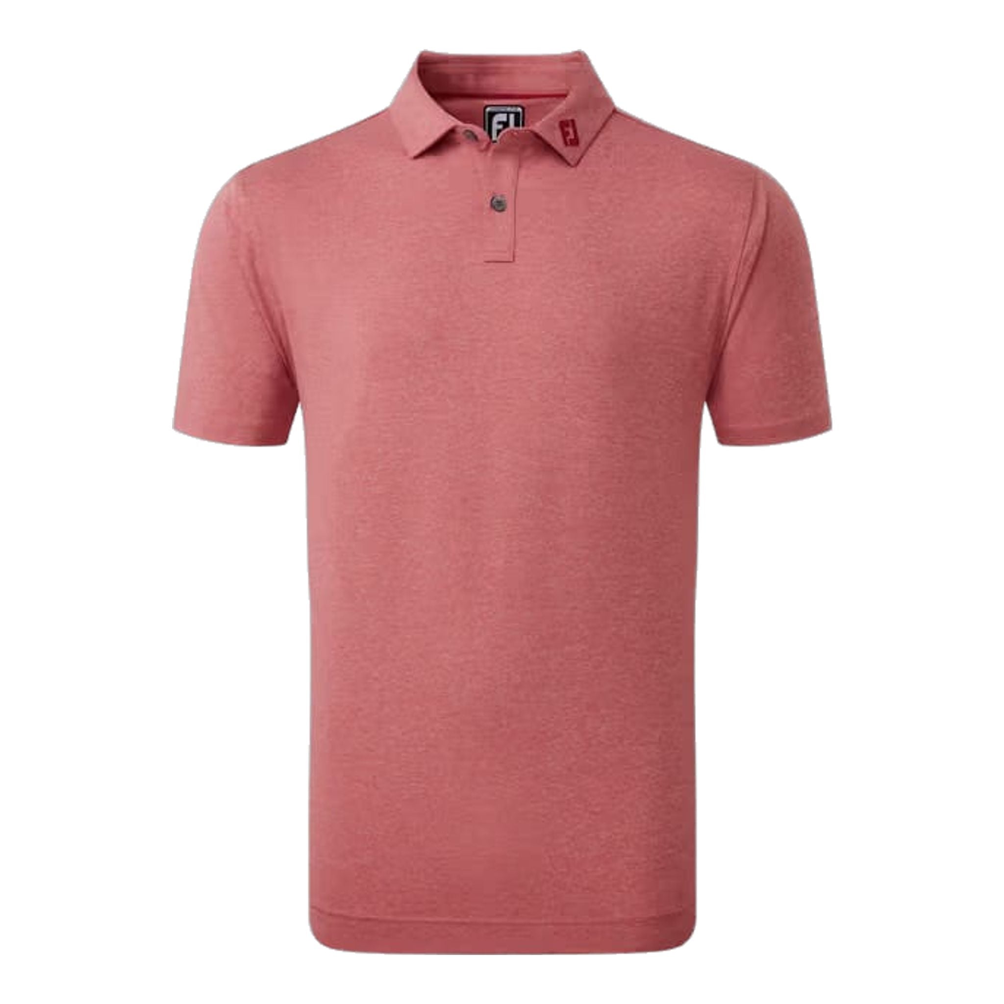 Polo da uomo Footjoy Heather Self Collar Lisle