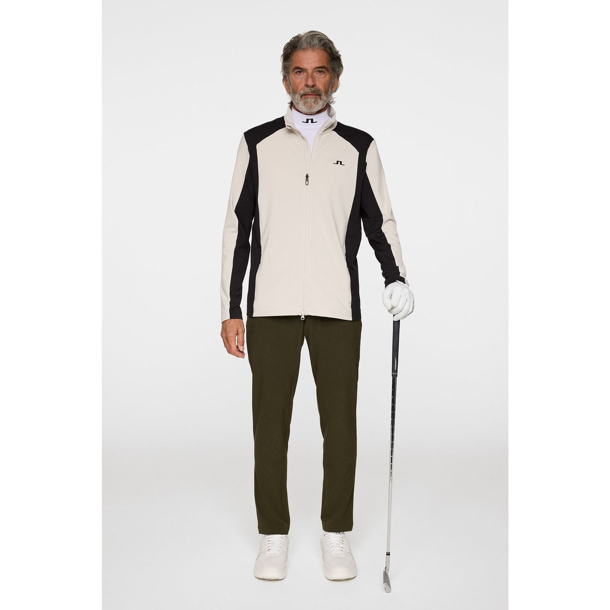 Strato intermedio con cerniera J. Lindeberg Banks da uomo