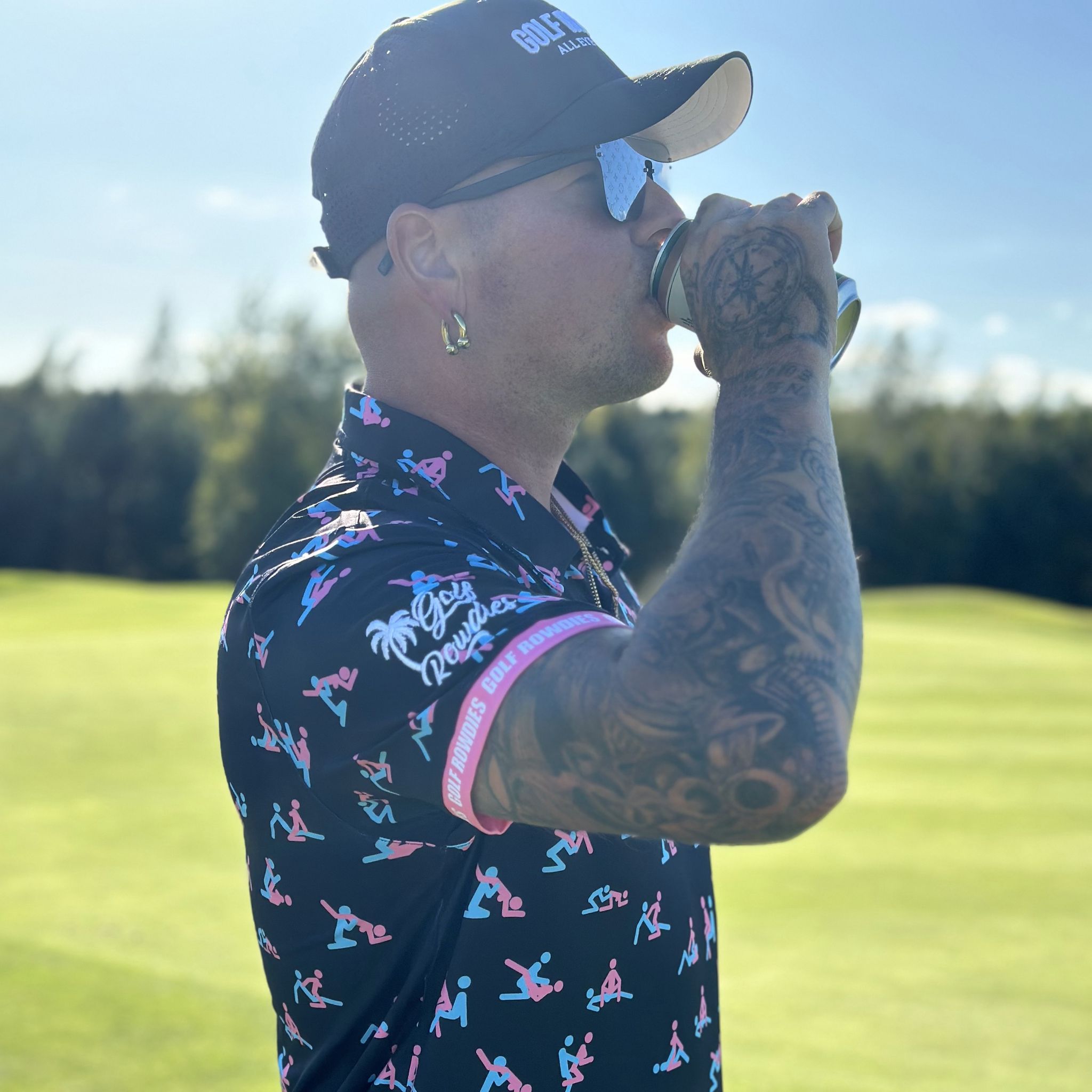 Polo da uomo Golf Rowdies Fairway Lovestory