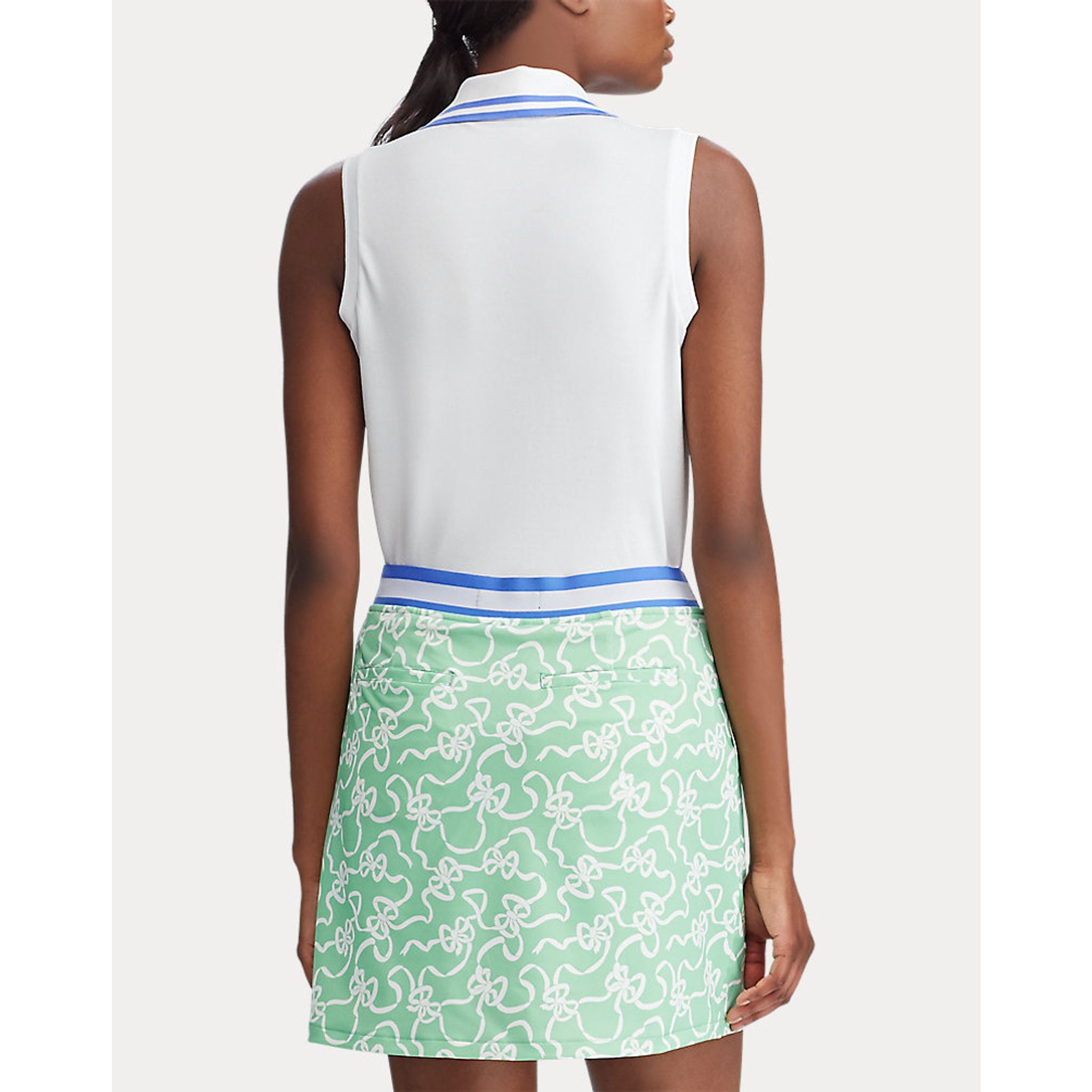 Polo da golf in maglia senza maniche Ralph Lauren S/L Cricket da donna