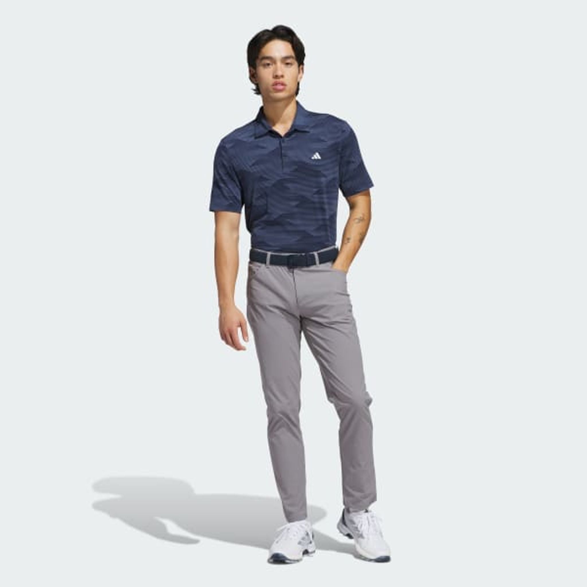 Polo a righe Adidas Ultimate365 Speed da uomo