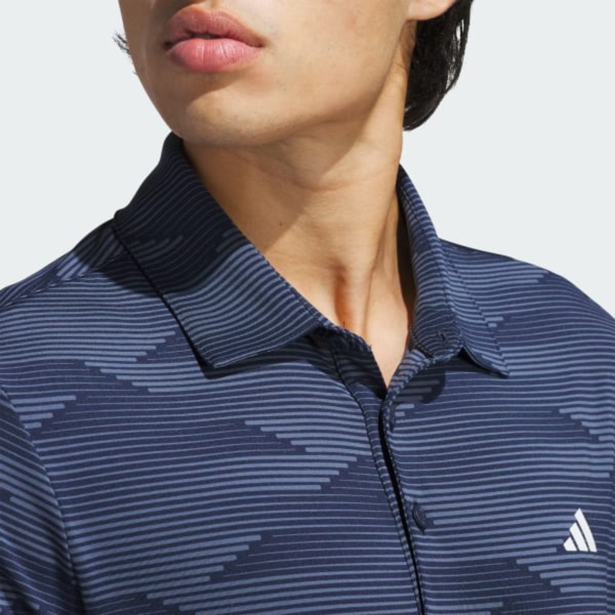 Polo a righe Adidas Ultimate365 Speed da uomo