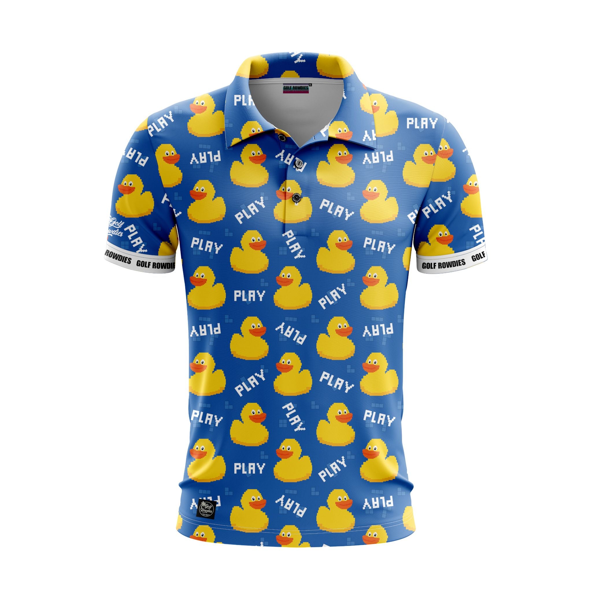 Polo da uomo Golf Rowdies Play Ducks