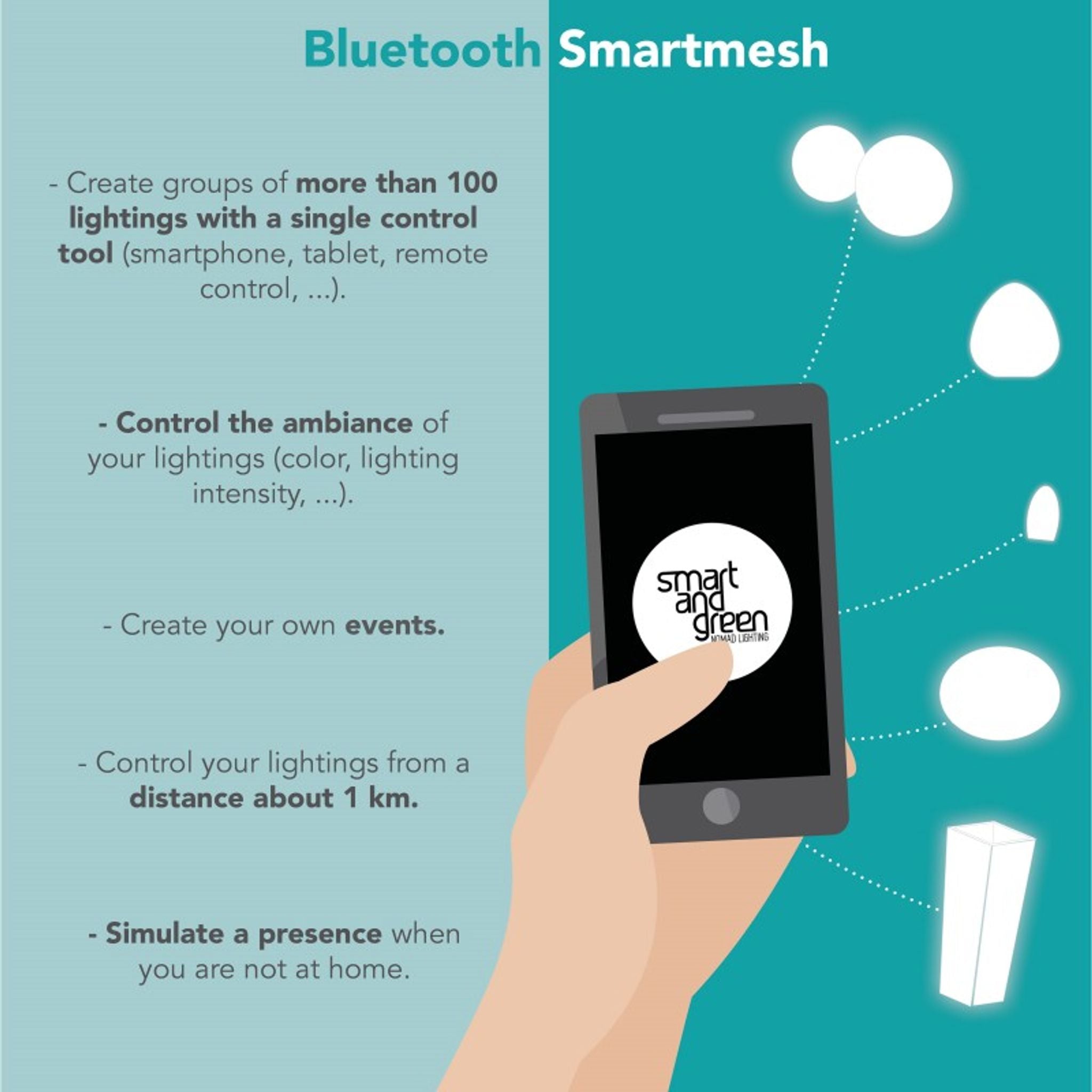 Lampada a forma di pallina da golf 50 cm