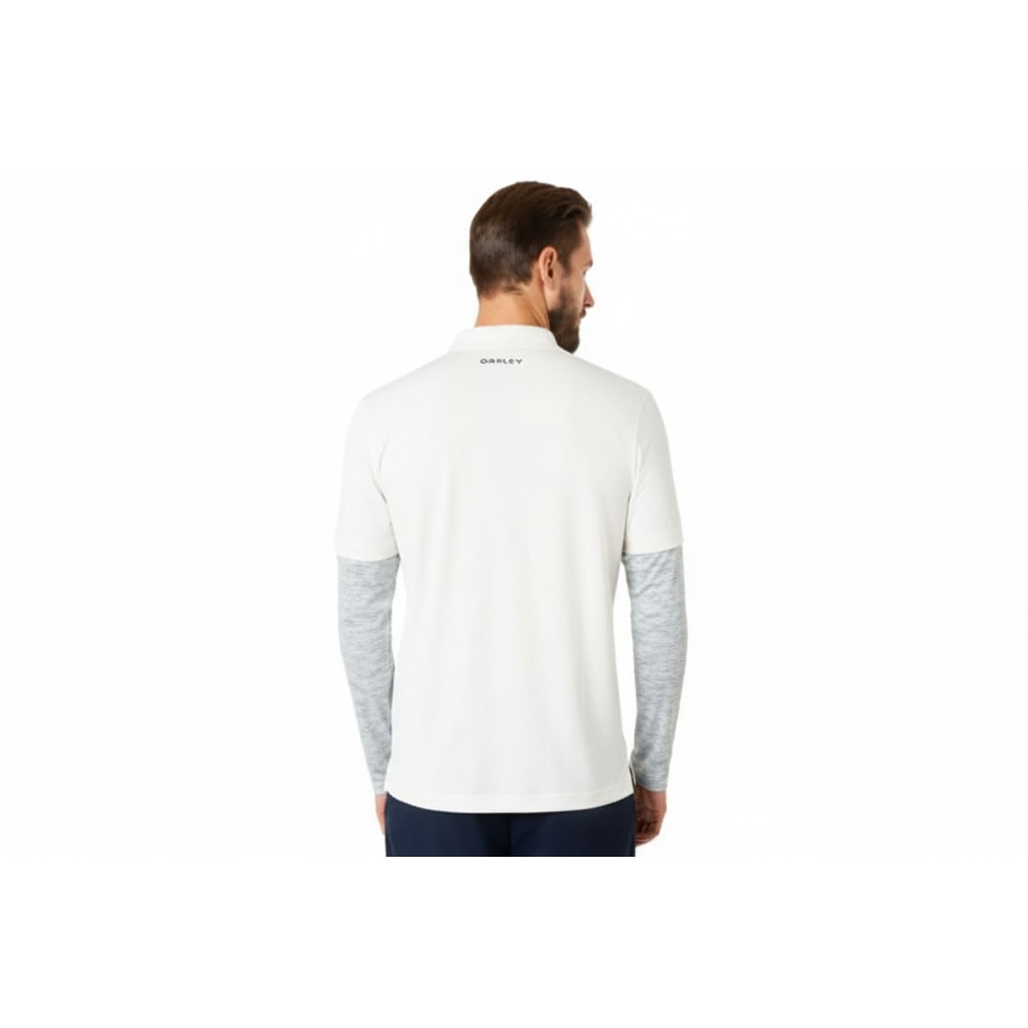 Oakley Polo LS Printed Sleeve Schwarz M Herren