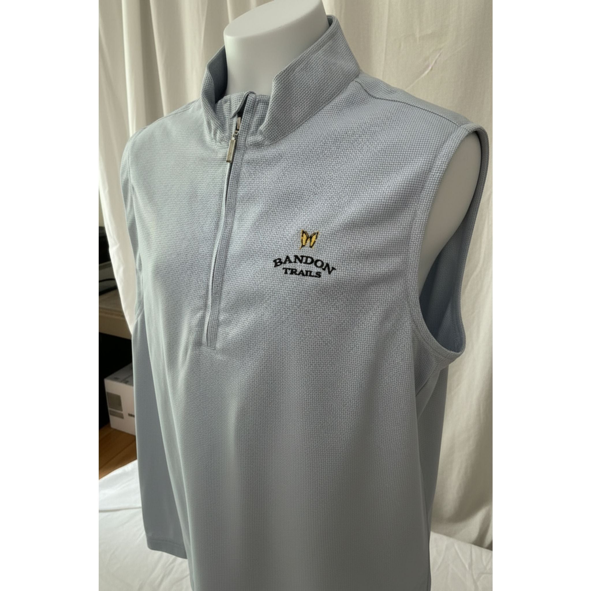 Ashworth Half Zip Gilet Herren Blau M Herren