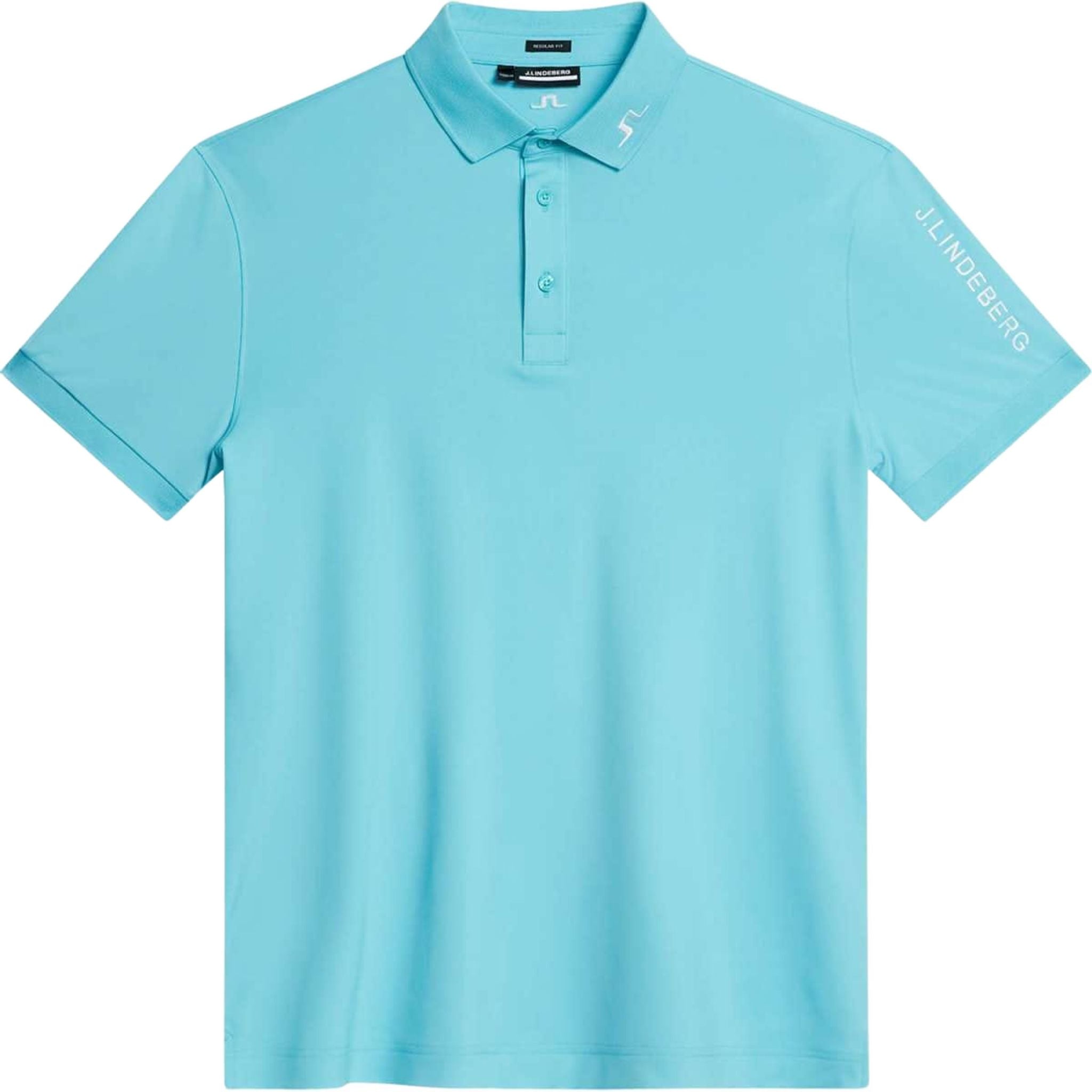 Polo da golf J. Lindeberg M Blake Slim Fit smaltata blu da uomo